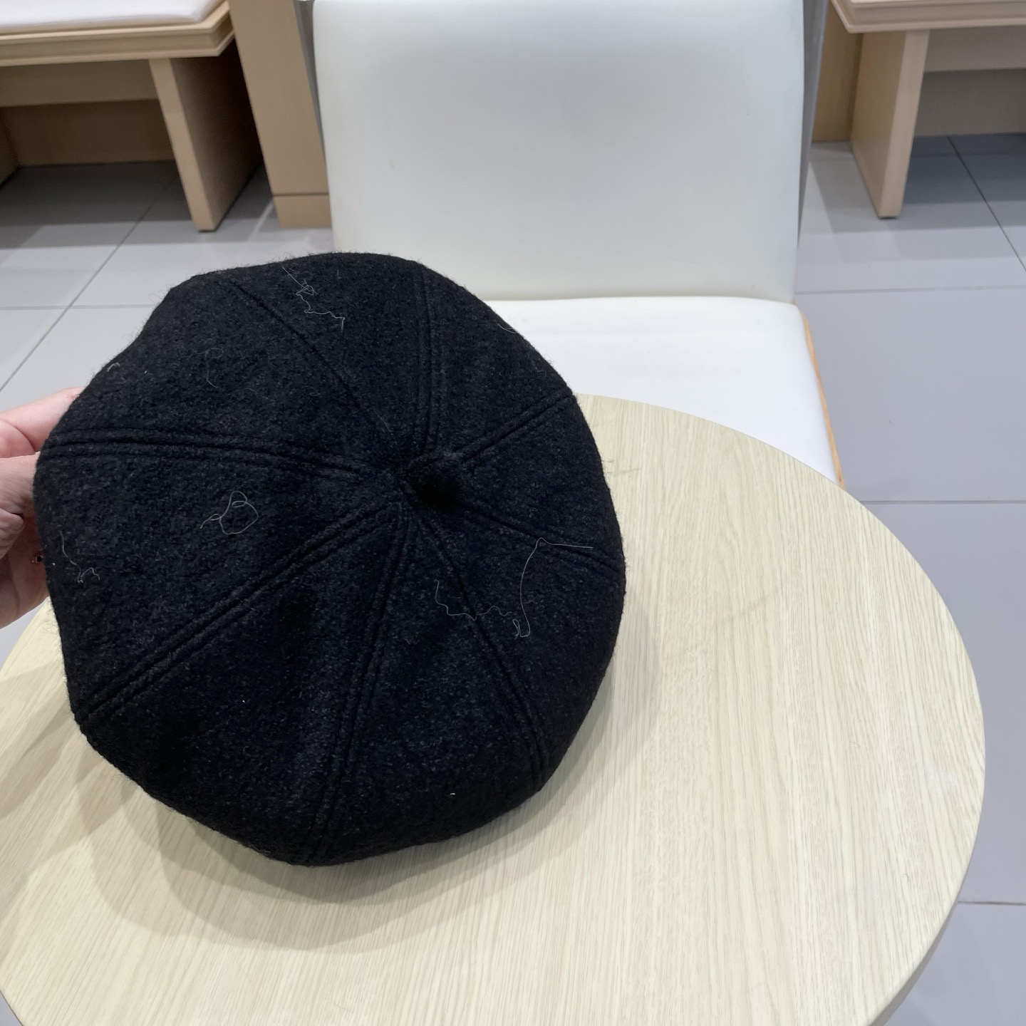 Lv路易威登羊毛贝雷帽 羊毛面料，