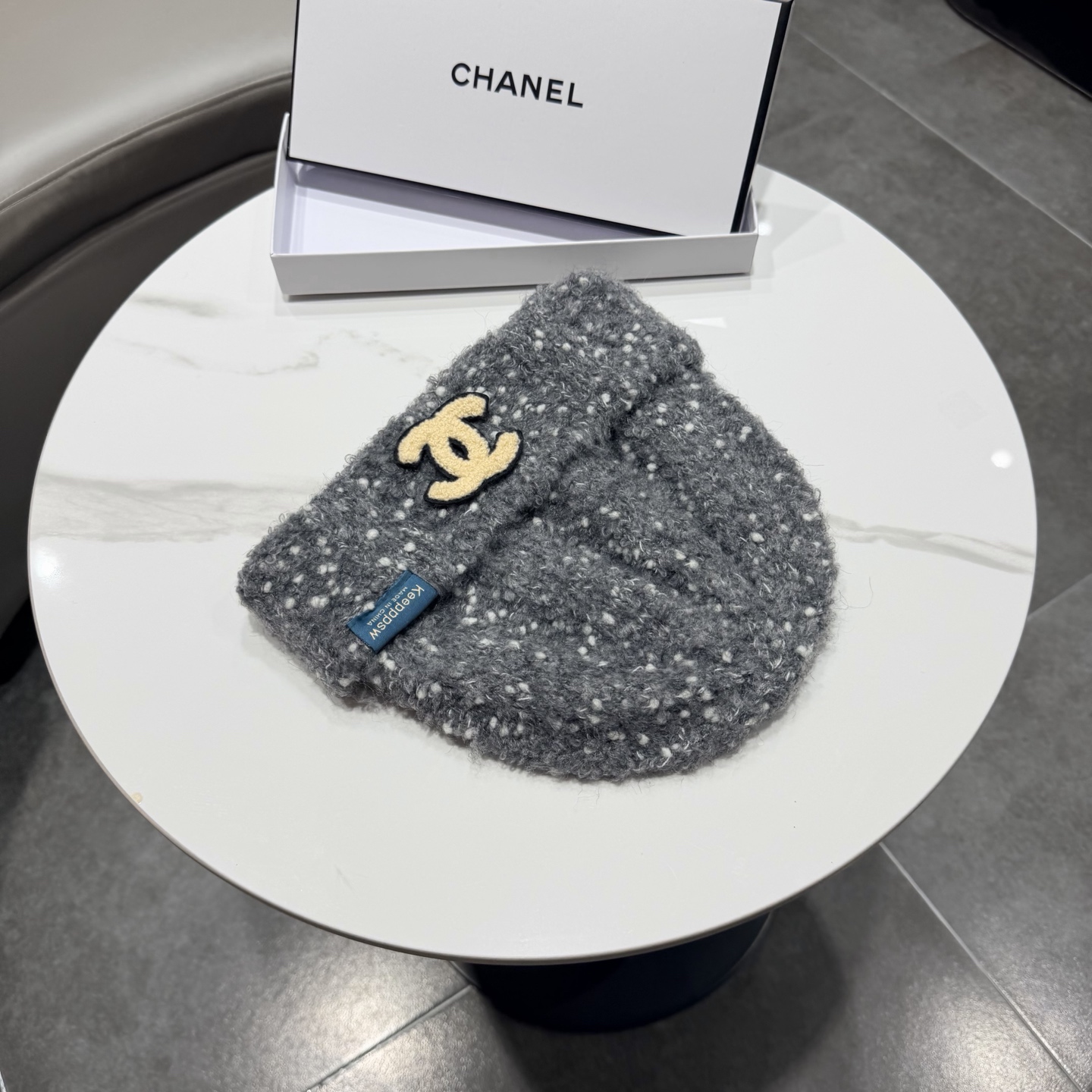 Chanel香奈儿新款羊毛帽 男女通用毛线帽，秋冬冷帽