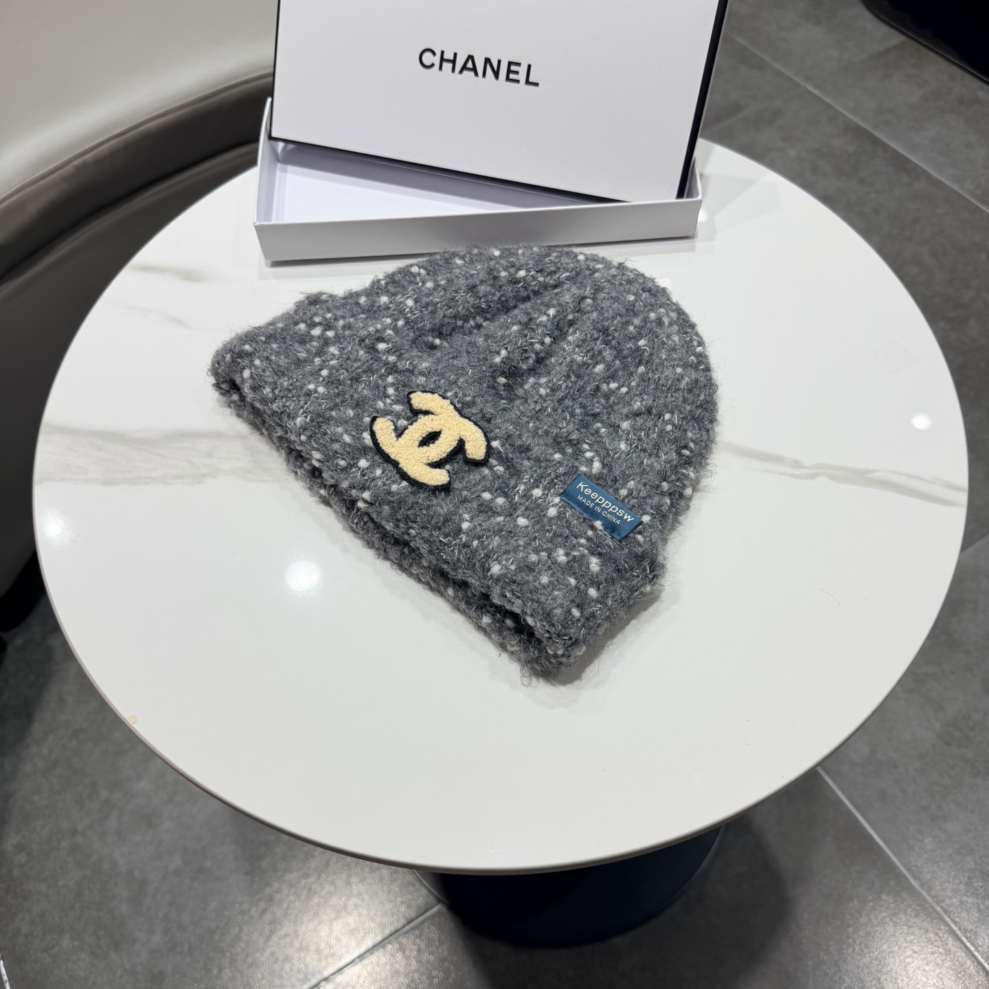 Chanel香奈儿新款羊毛帽 男女通用毛线帽，秋冬冷帽
