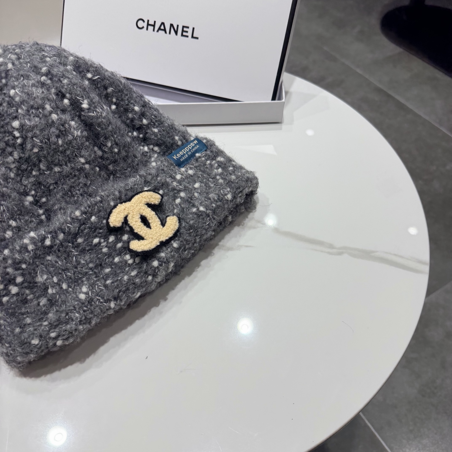 Chanel香奈儿新款羊毛帽 男女通用毛线帽，秋冬冷帽