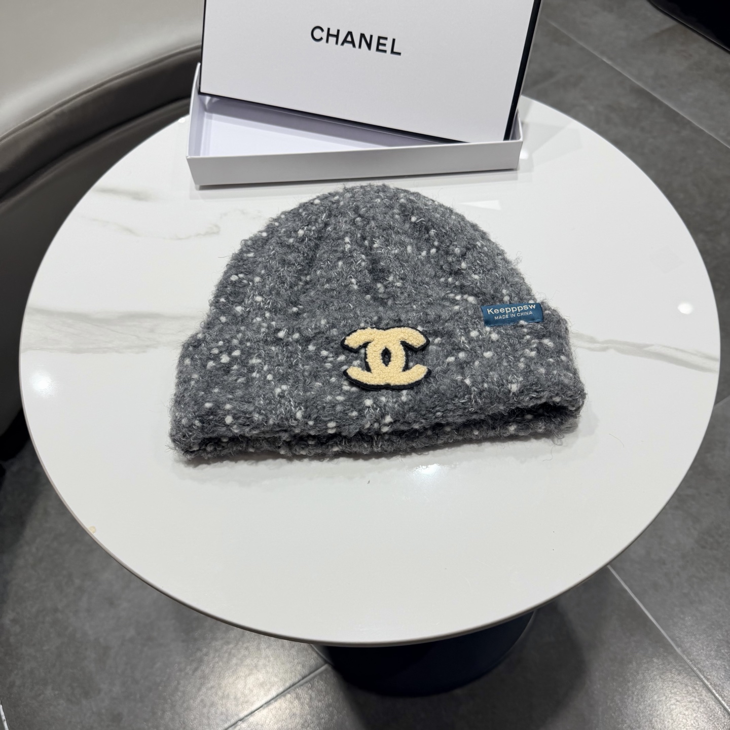 Chanel香奈儿新款羊毛帽 男女通用毛线帽，秋冬冷帽