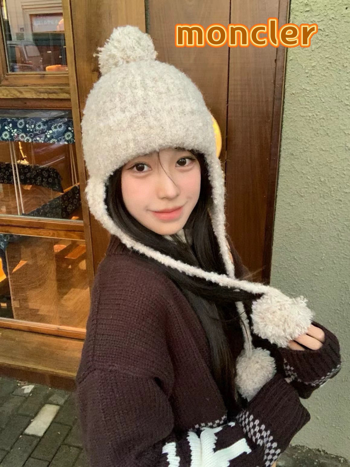 NO:605030,moncler winter new plush design knitted beanie, fashionable and versatile, warm and eye-catching, age-reducing ear protection, cold hat, fisherman hat, baseball cap, knitted hat, hat, espadrilles, hats19860909moncler冬季新款毛绒设计款针织毛线帽时尚百搭保暖显脸小减龄护耳冷帽帽子渔夫帽棒球帽针织帽,帽子,espadrilles,hats,hat