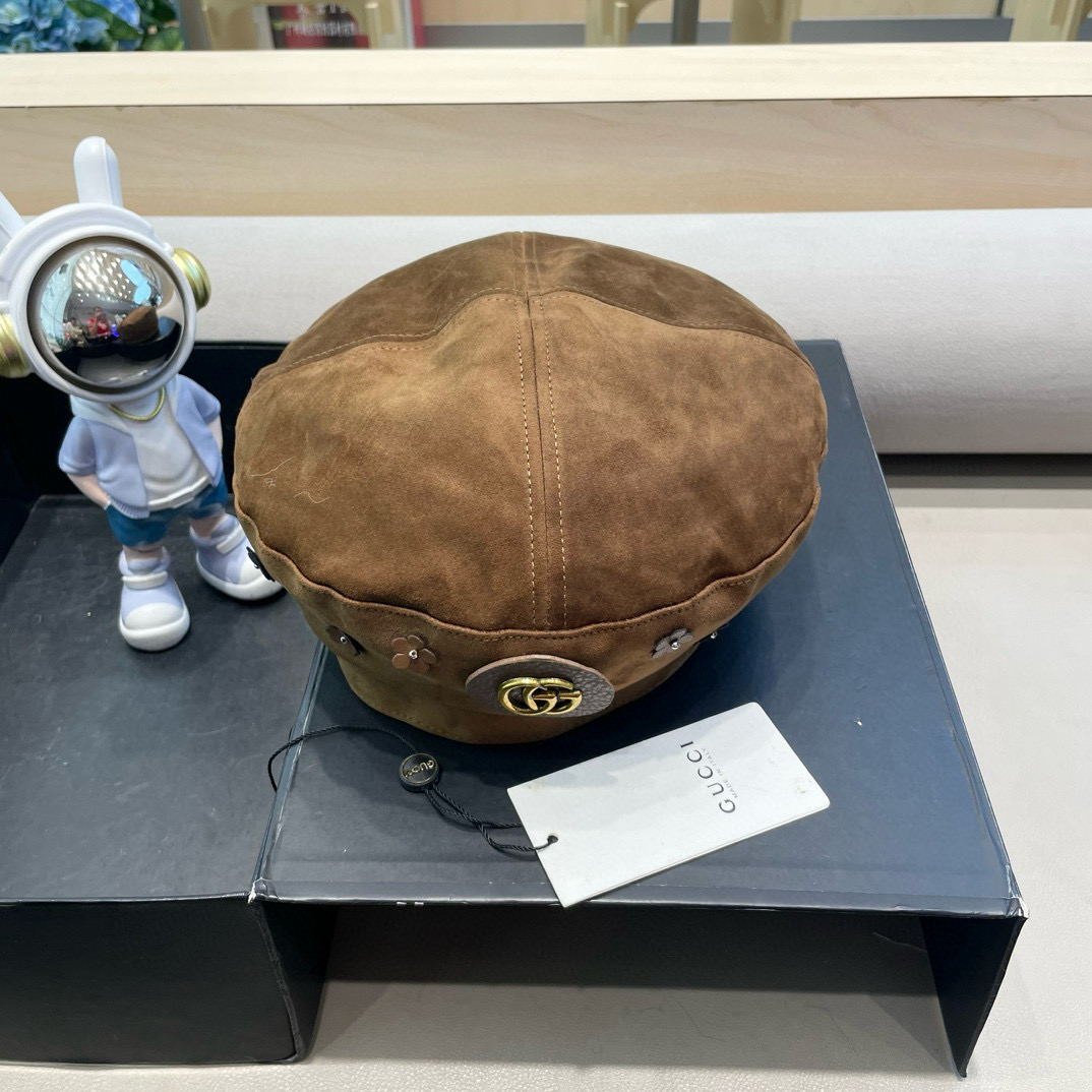 NO:605032,gucci woolen beret women's autumn and winter Korean style ins style fashion versatile British flat top retro flower hat hat fisherman hat baseball cap knitted hat, hat, gucci, espadrilles, hats19860909gucci毛呢贝雷帽女秋冬季韩系ins风时尚百搭英伦平顶复古花朵帽子帽子渔夫帽棒球帽针织帽,帽子,gucci,espadrilles,hats,hat