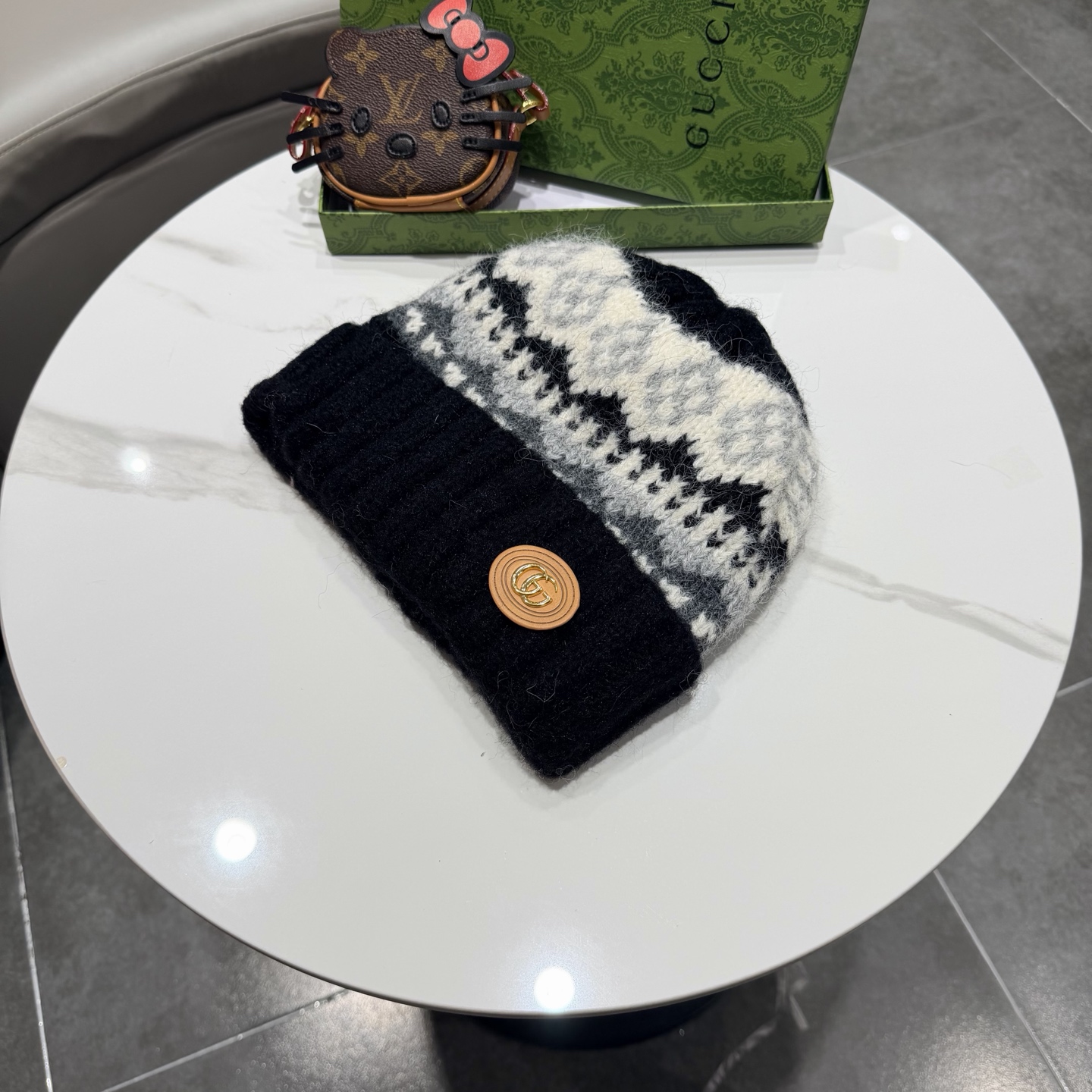 Gucci古奇新款针织毛线帽