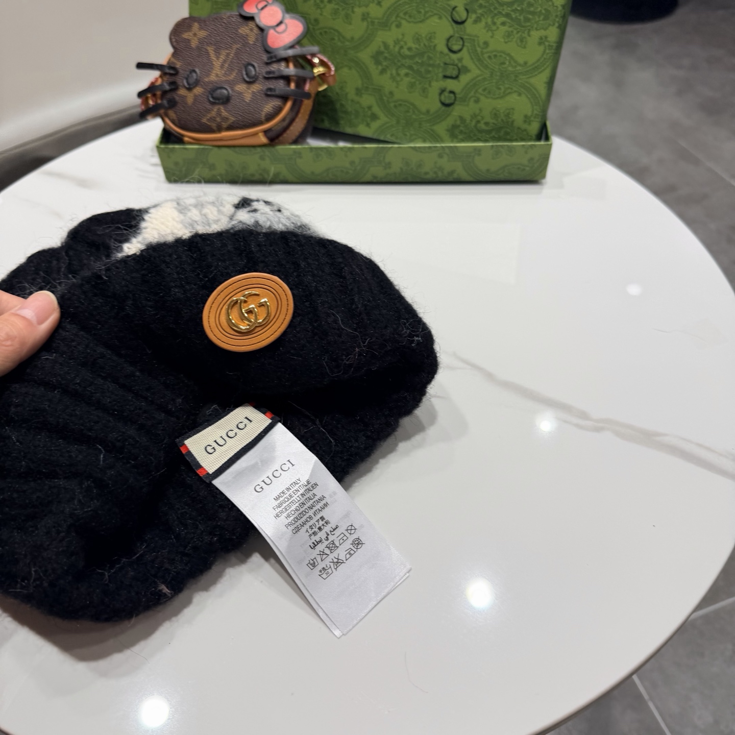 Gucci古奇新款针织毛线帽