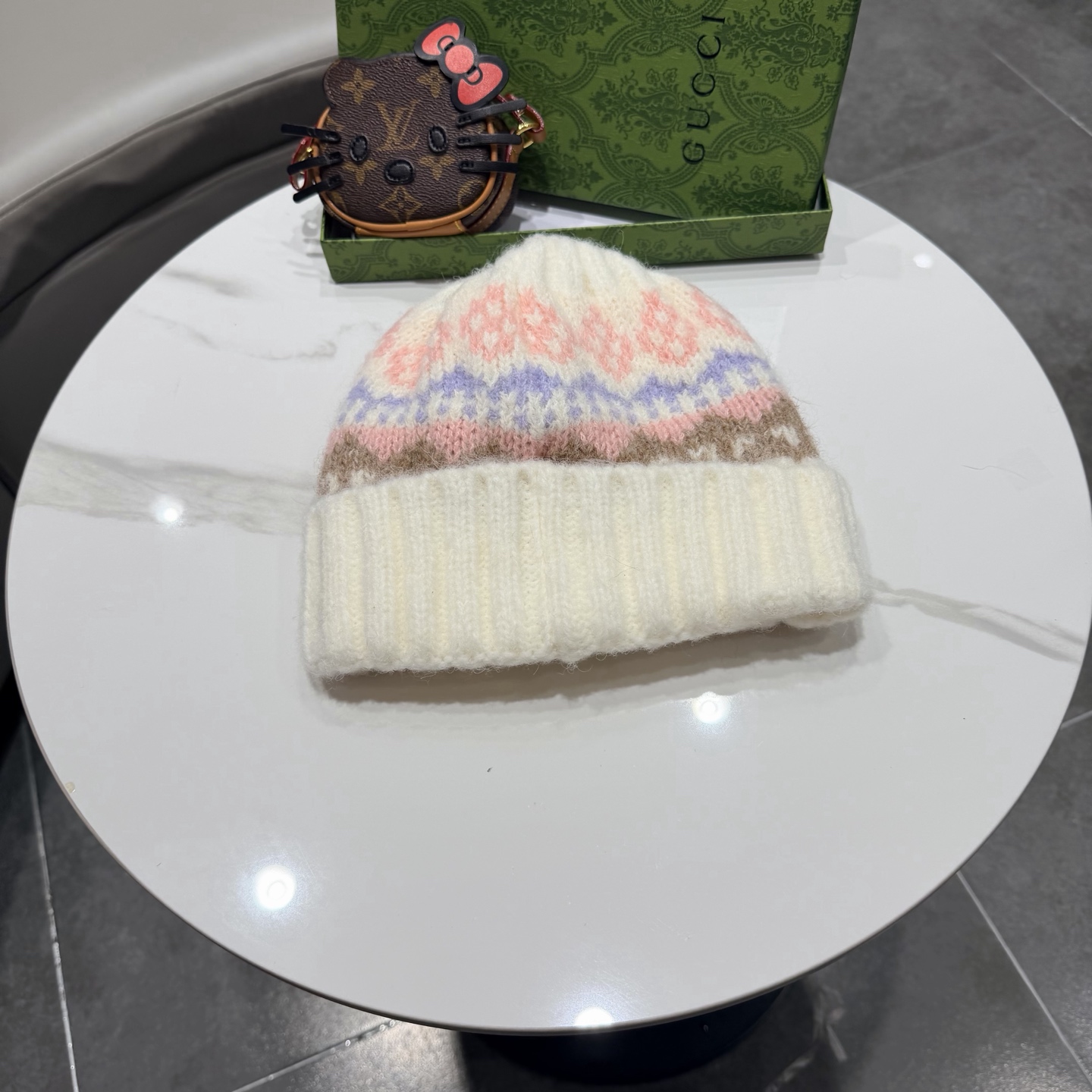 Gucci古奇新款针织毛线帽