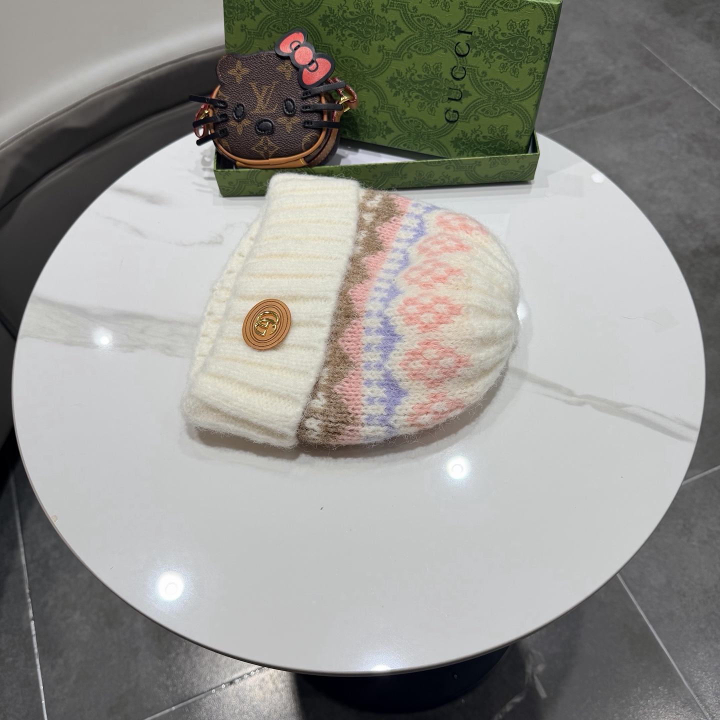 Gucci古奇新款针织毛线帽