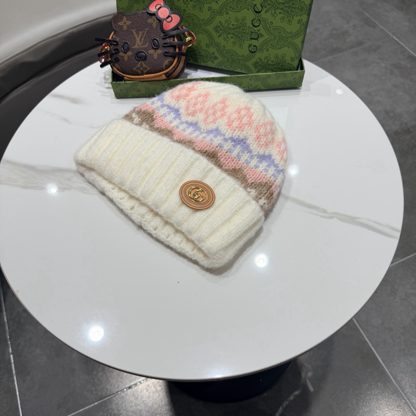 Gucci古奇新款针织毛线帽