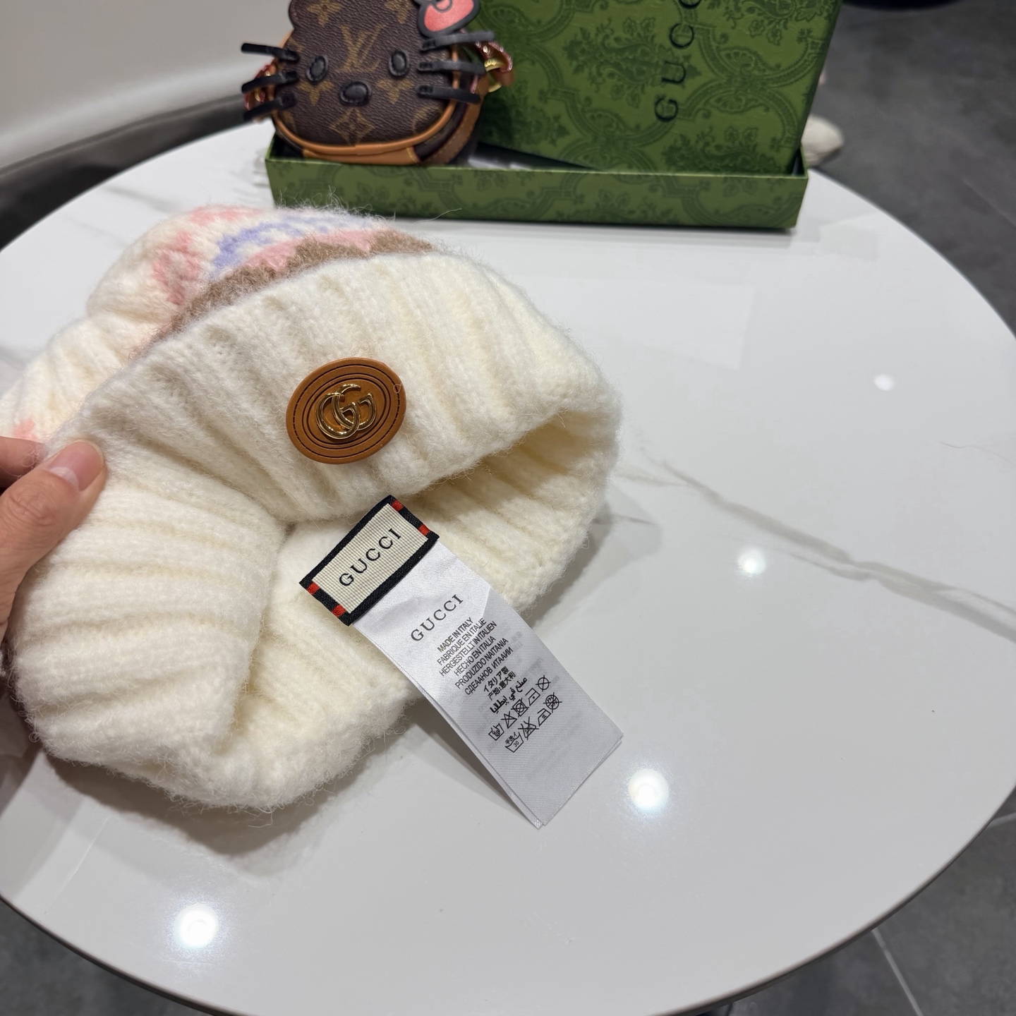 Gucci古奇新款针织毛线帽