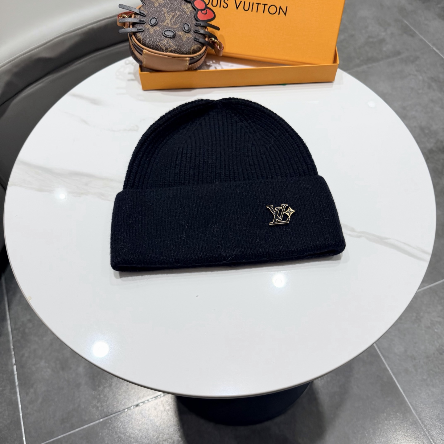 高品质， 路易威登LOUIS VUITTON🎩官方热卖爆款，羊毛兔毛针织毛线帽，时尚好品质高端大气，超柔软！超火爆💖质感