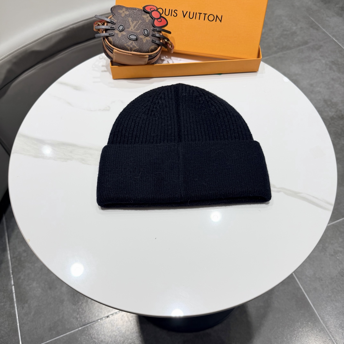 高品质， 路易威登LOUIS VUITTON🎩官方热卖爆款，羊毛兔毛针织毛线帽，时尚好品质高端大气，超柔软！超火爆💖质感