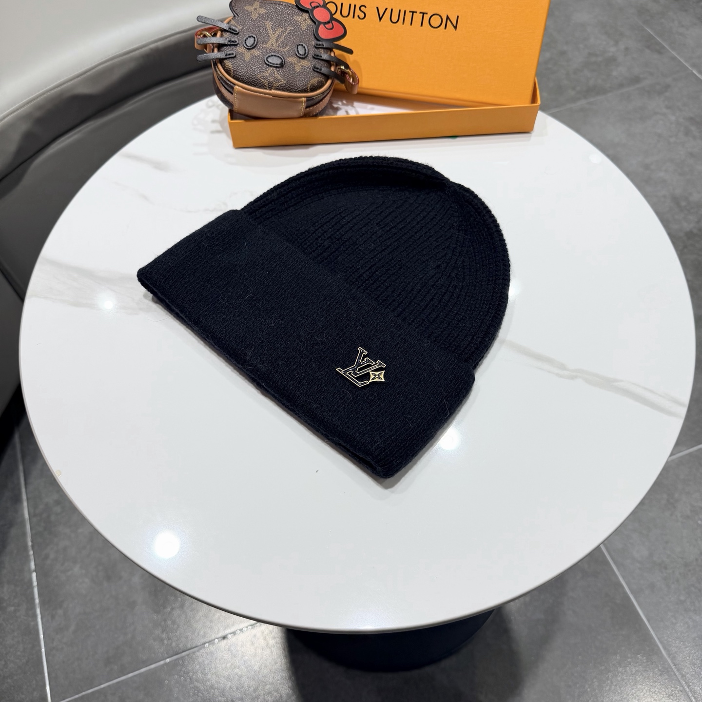高品质， 路易威登LOUIS VUITTON🎩官方热卖爆款，羊毛兔毛针织毛线帽，时尚好品质高端大气，超柔软！超火爆💖质感