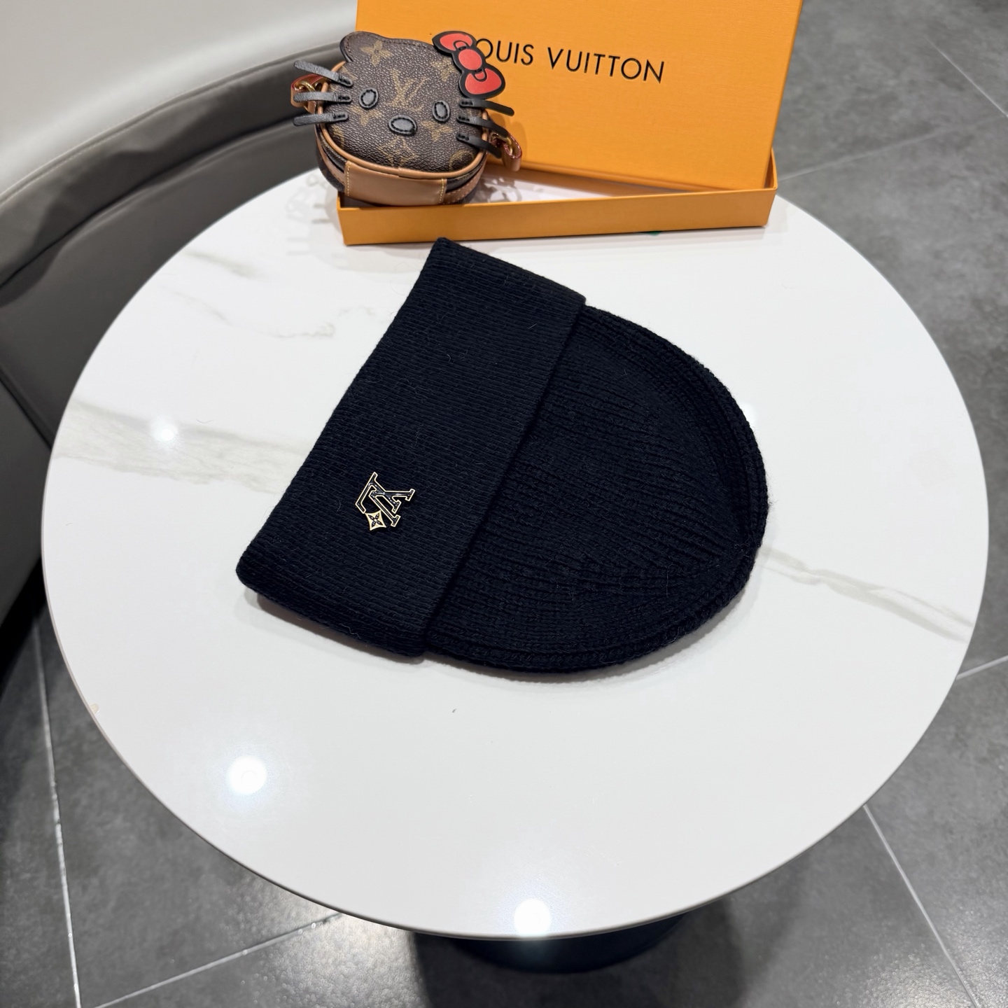 高品质， 路易威登LOUIS VUITTON🎩官方热卖爆款，羊毛兔毛针织毛线帽，时尚好品质高端大气，超柔软！超火爆💖质感