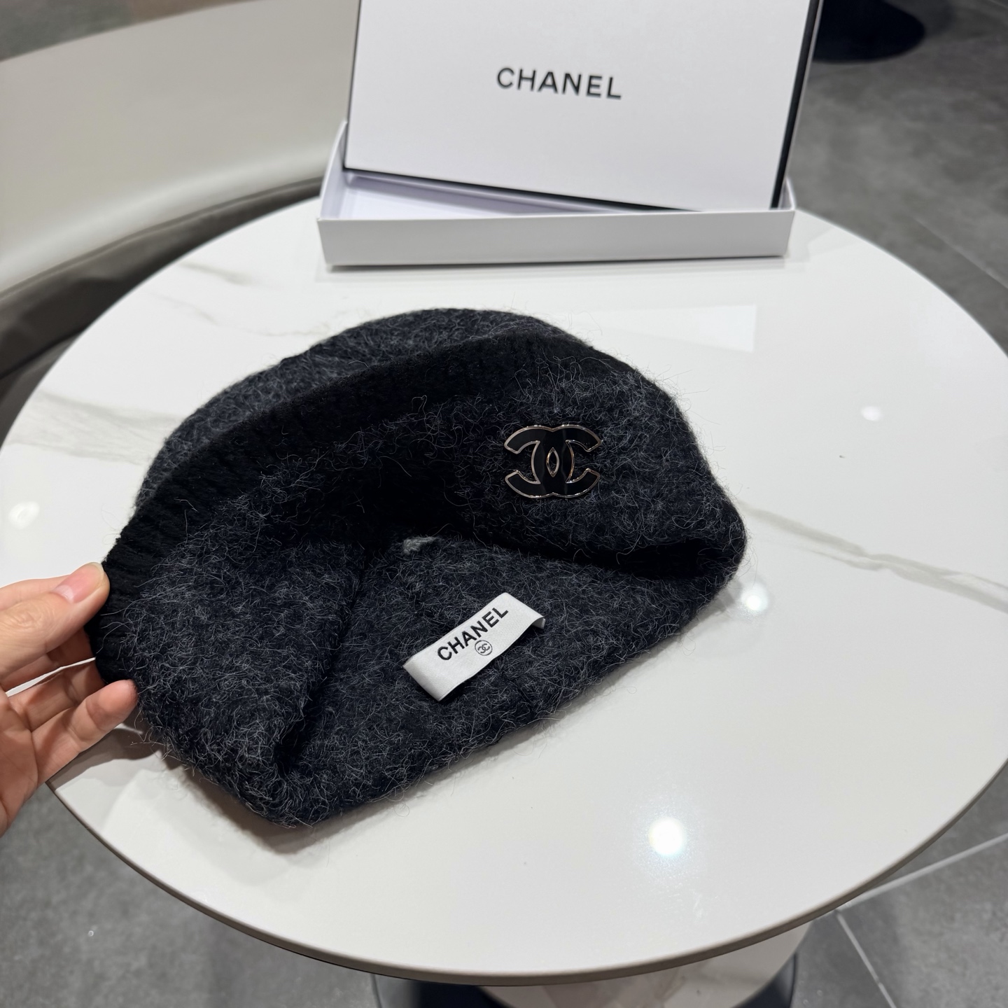 Chanel香奈儿新款毛线帽，加厚面料