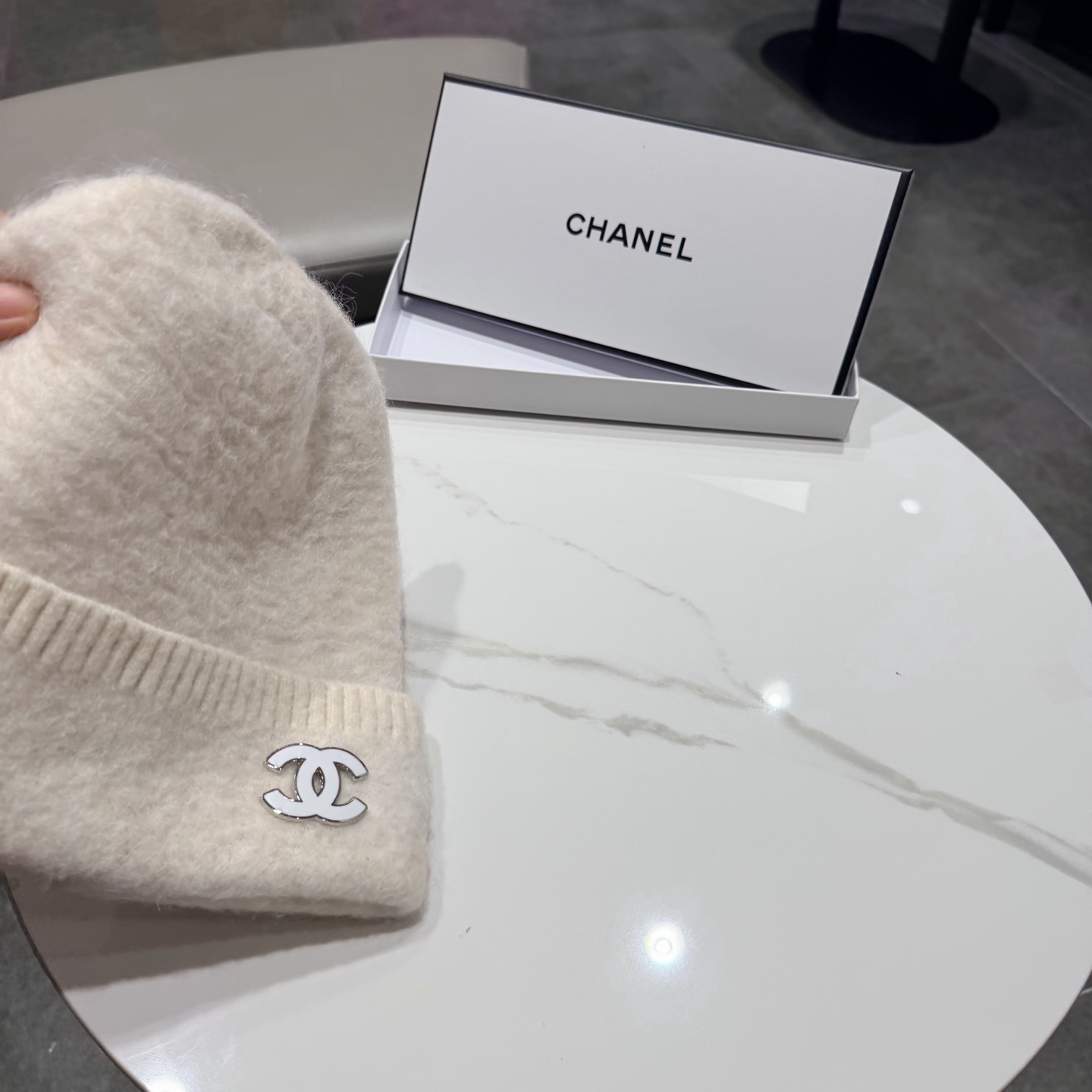 Chanel香奈儿新款毛线帽，加厚面料
