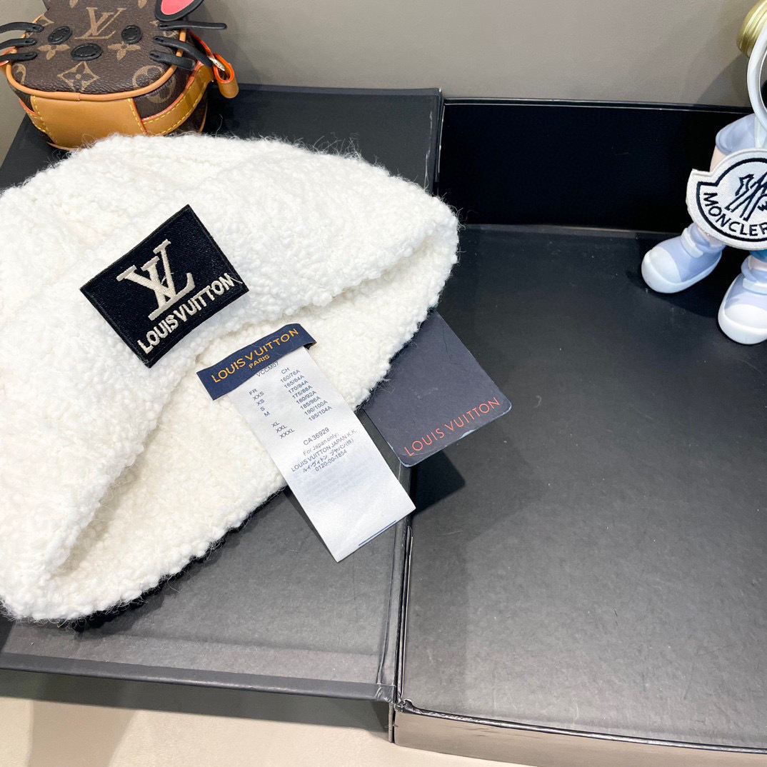 LV路易威登 秋冬新款针织羊毛帽，保暖毛线帽，羊毛跑量多色