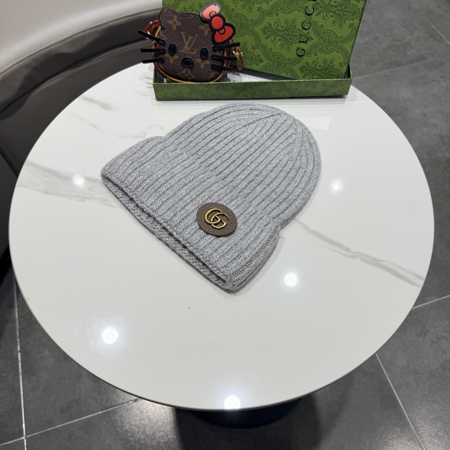 高品质 Gucci古奇秋冬新款毛线帽，羊毛面料，男女同款