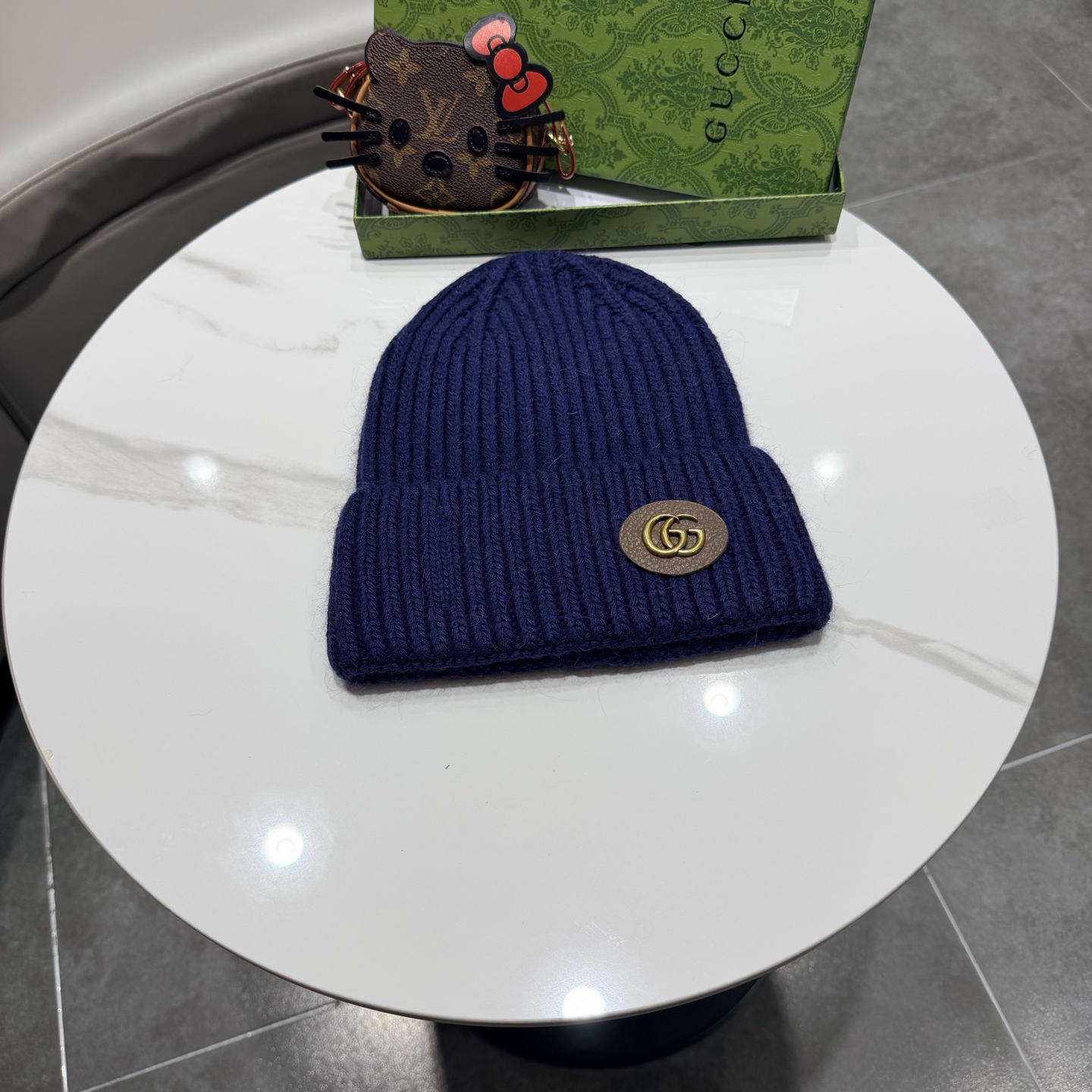 高品质 Gucci古奇秋冬新款毛线帽，羊毛面料，男女同款