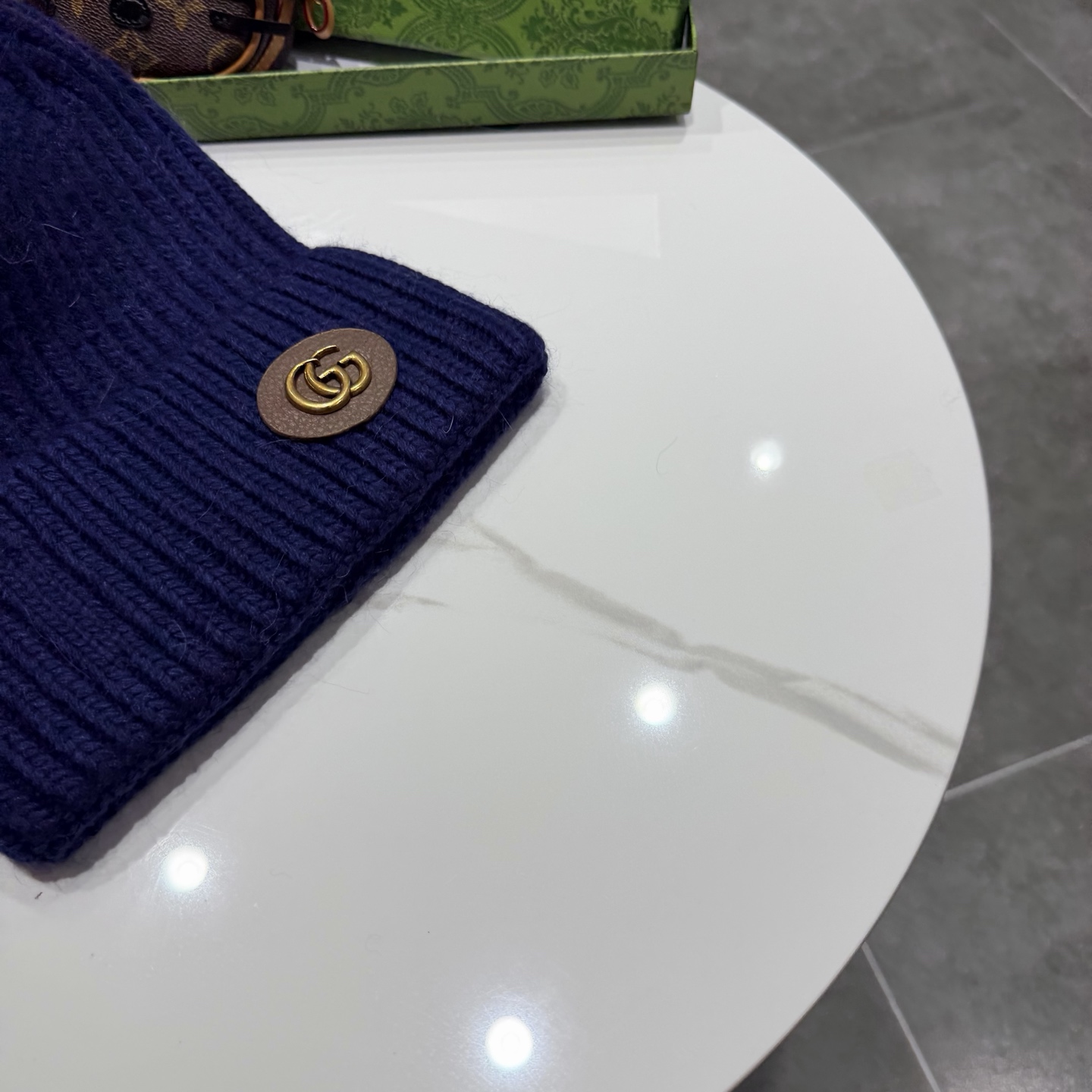 高品质 Gucci古奇秋冬新款毛线帽，羊毛面料，男女同款