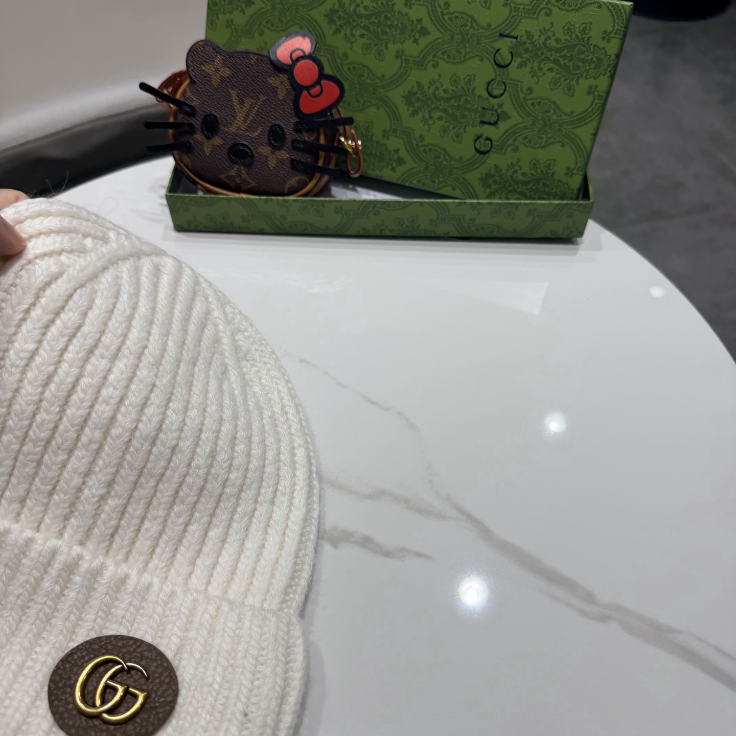 高品质 Gucci古奇秋冬新款毛线帽，羊毛面料，男女同款
