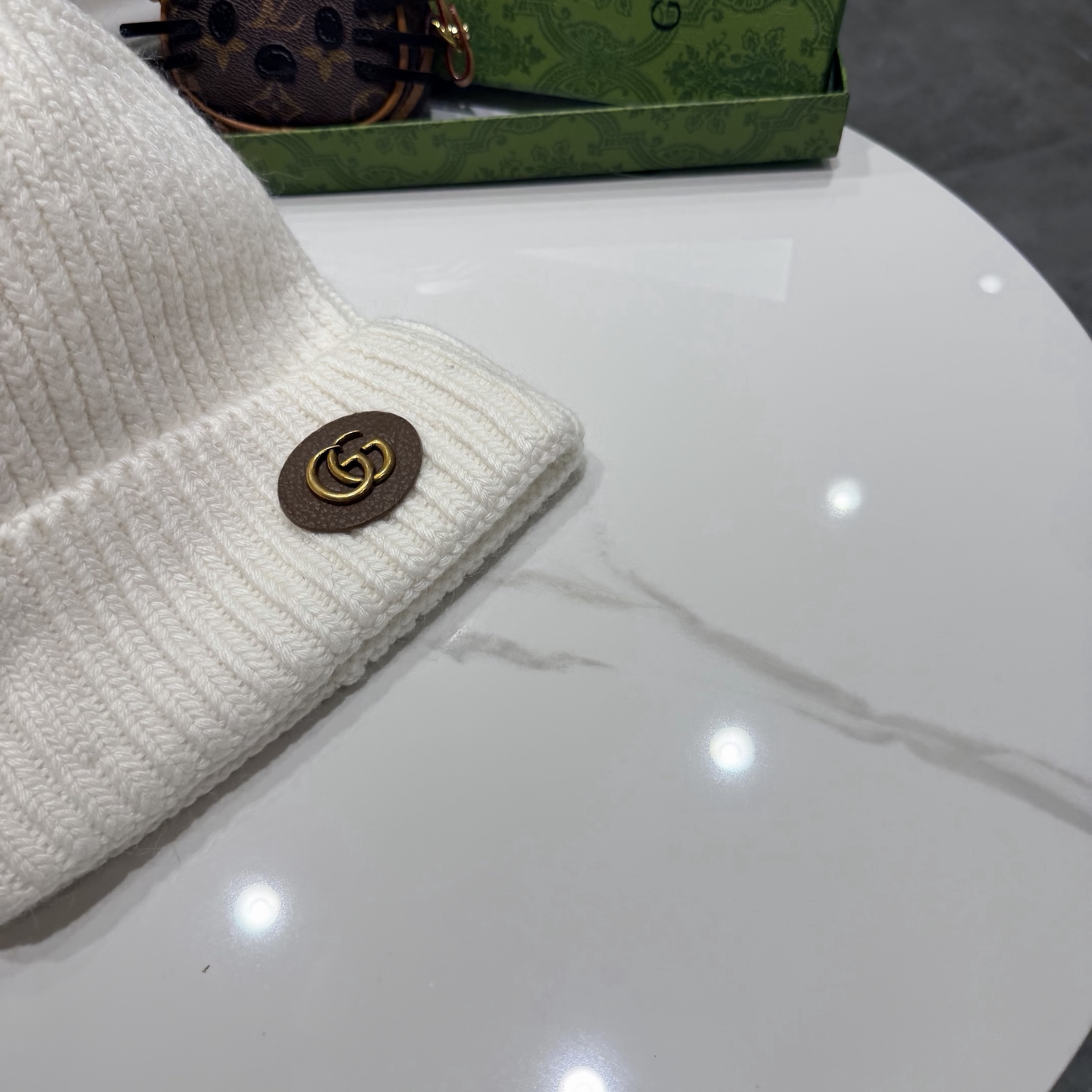高品质 Gucci古奇秋冬新款毛线帽，羊毛面料，男女同款