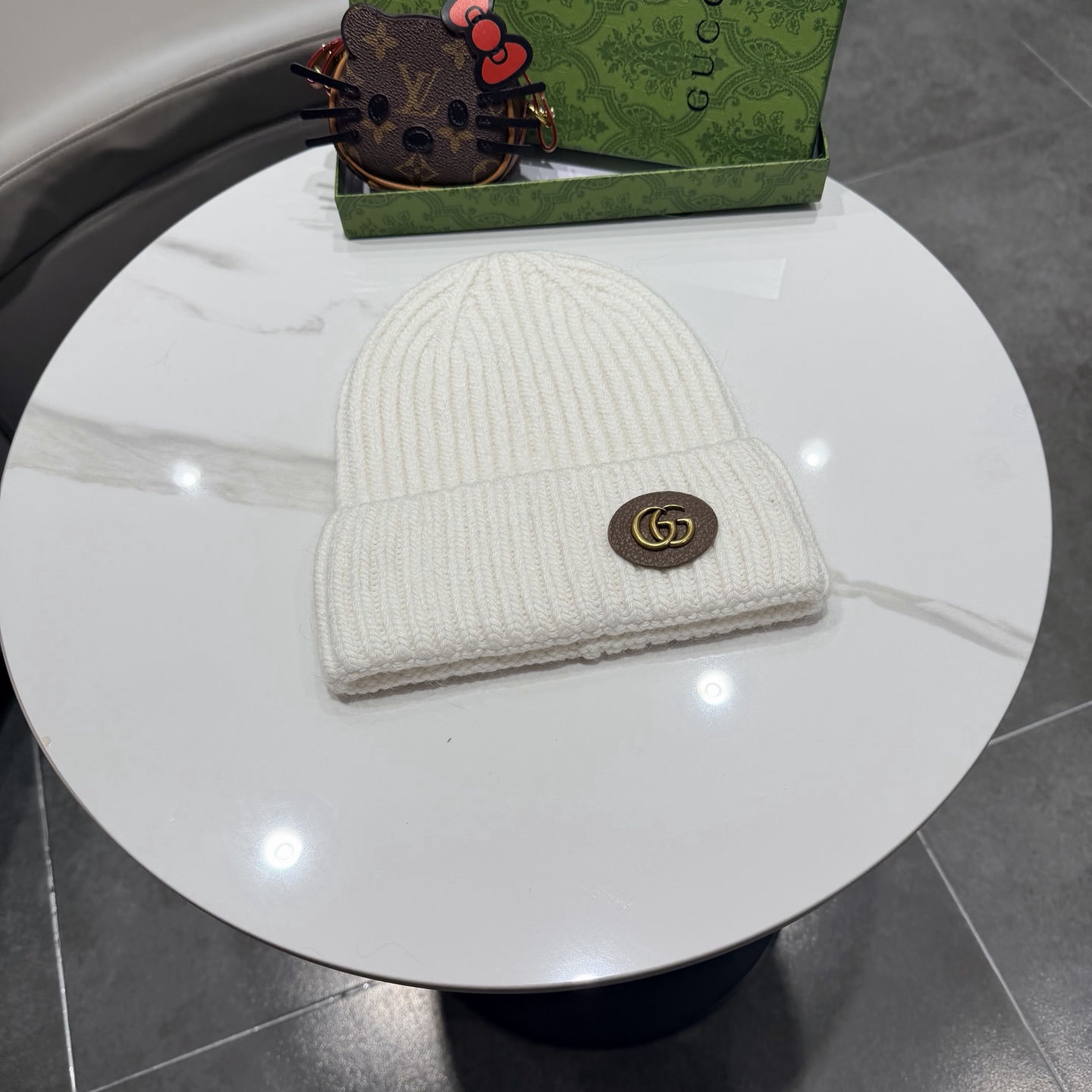 高品质 Gucci古奇秋冬新款毛线帽，羊毛面料，男女同款