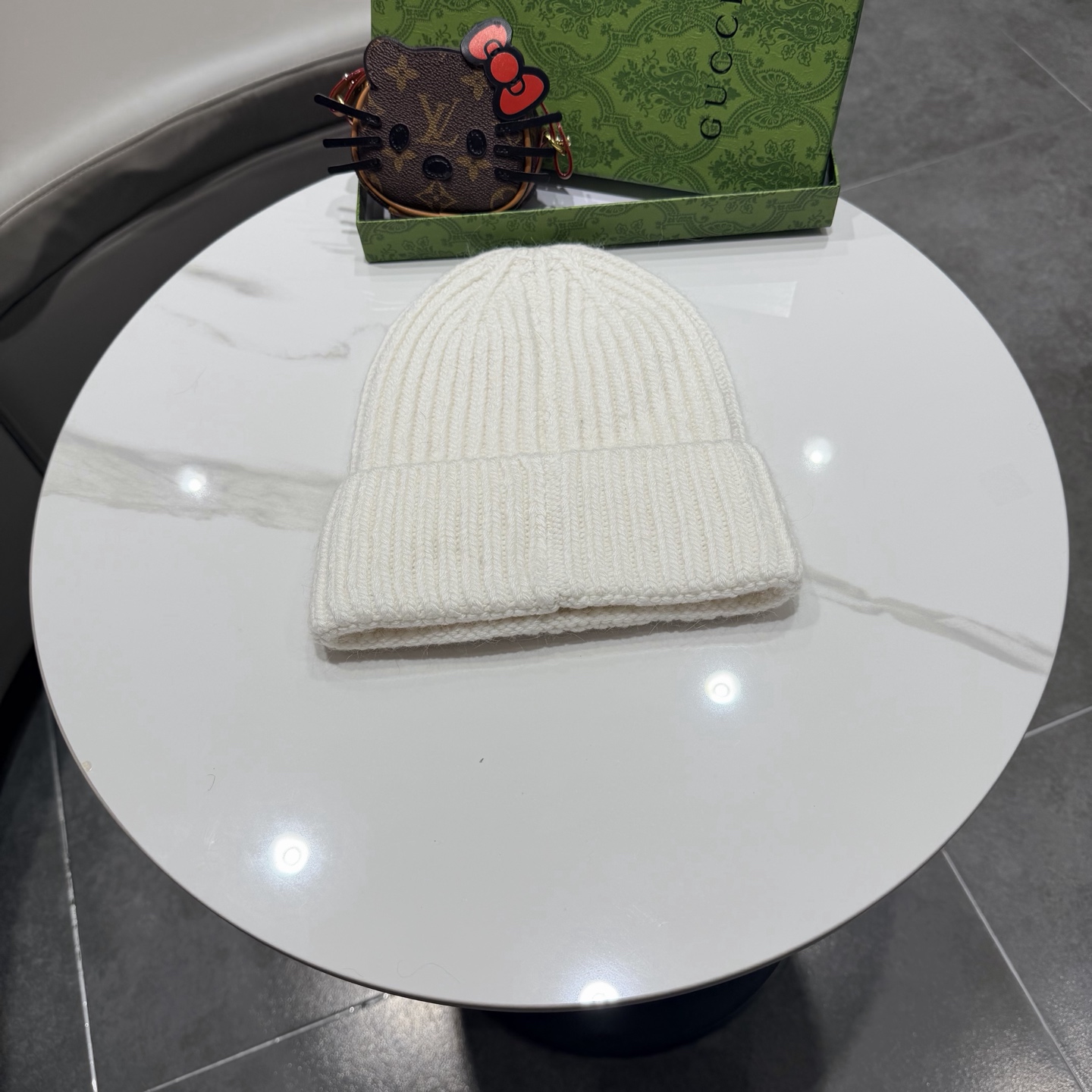 高品质 Gucci古奇秋冬新款毛线帽，羊毛面料，男女同款