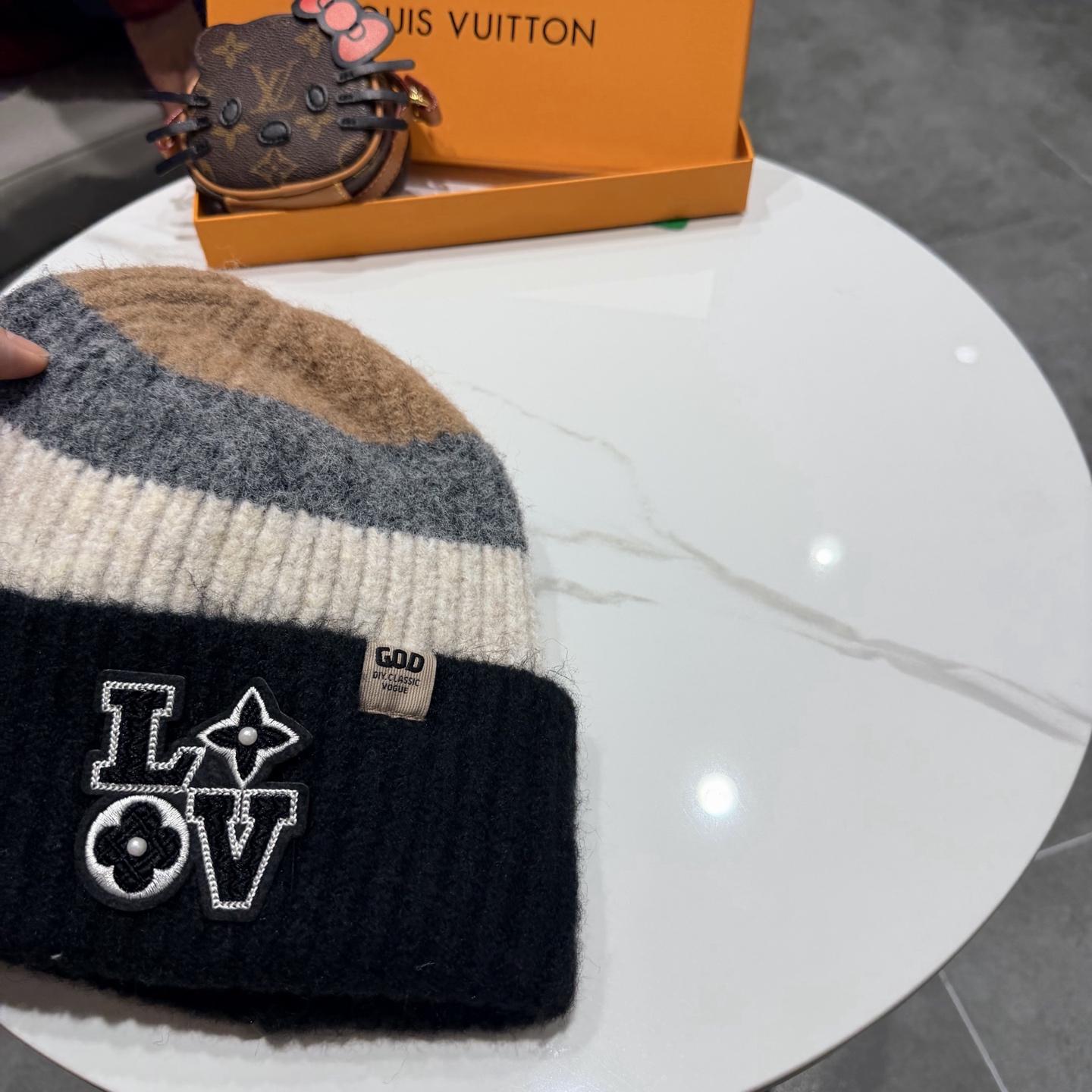 Lv路易斯新款毛线帽
