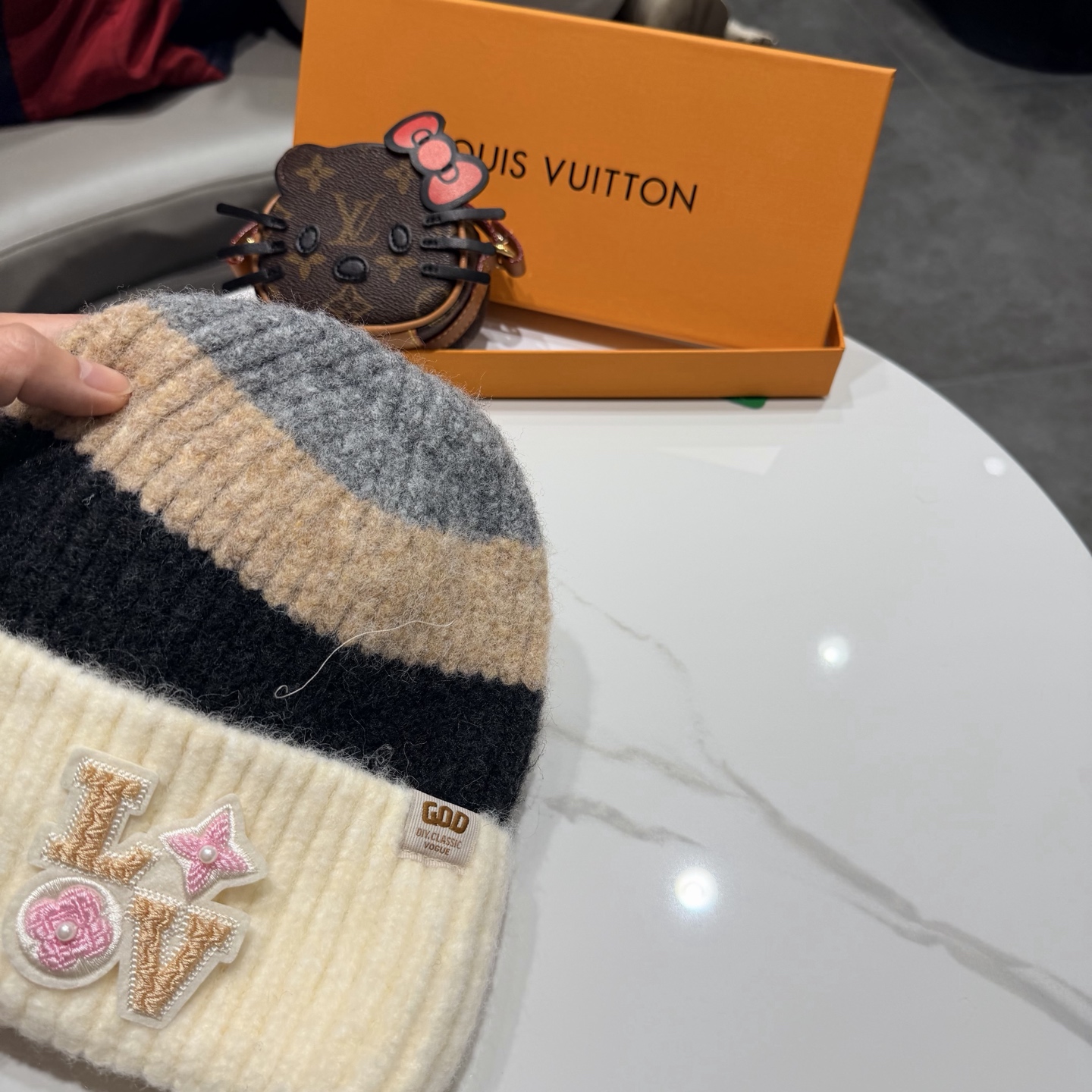 Lv路易斯新款毛线帽