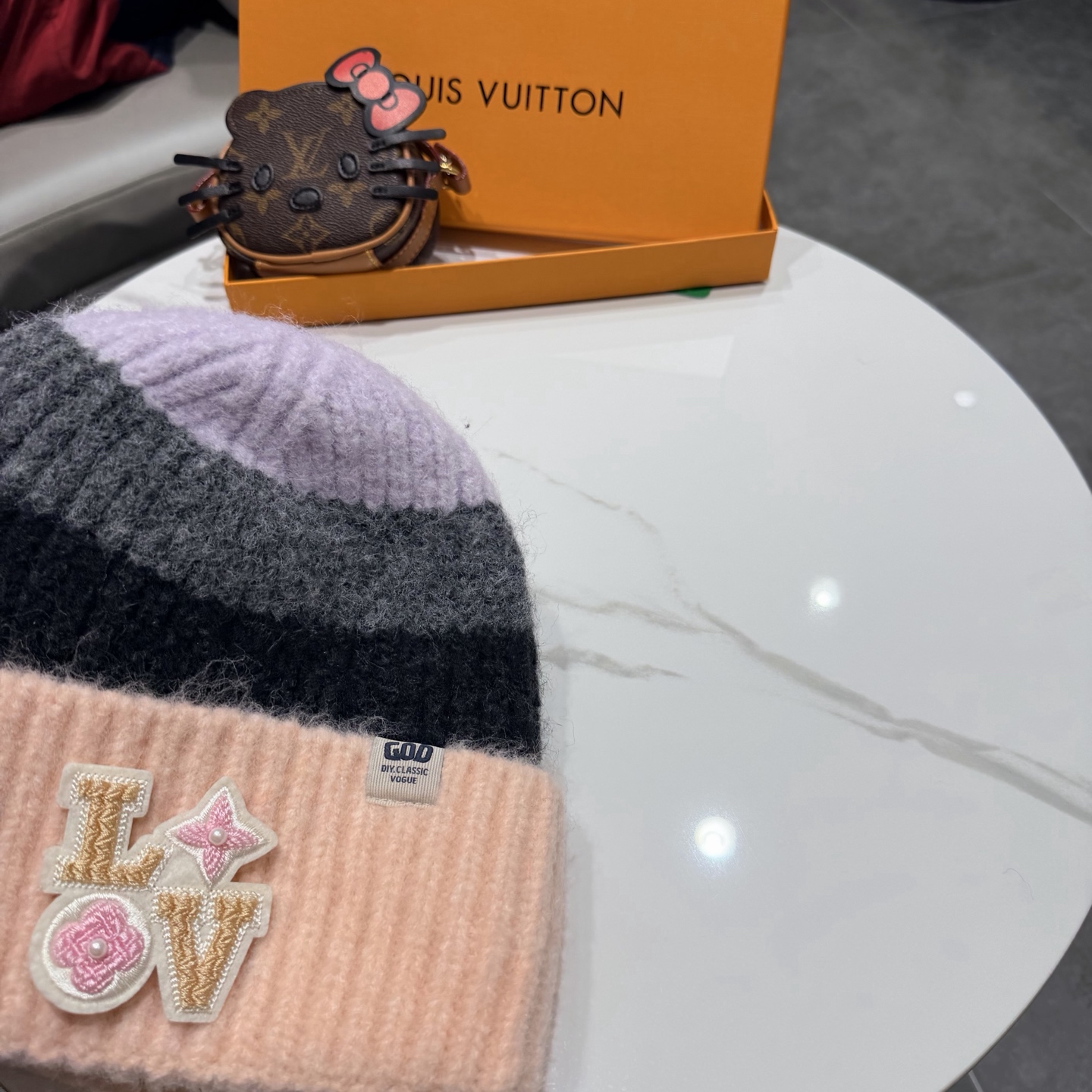 Lv路易斯新款毛线帽