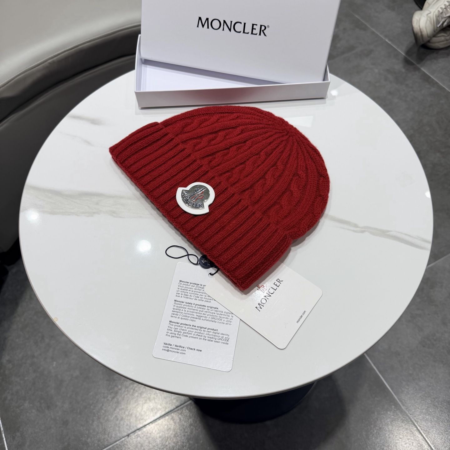 蒙口 高品质冬季纯羊毛帽子针织帽休闲白搭包头帽加厚男女扭花帽情侣护耳帽