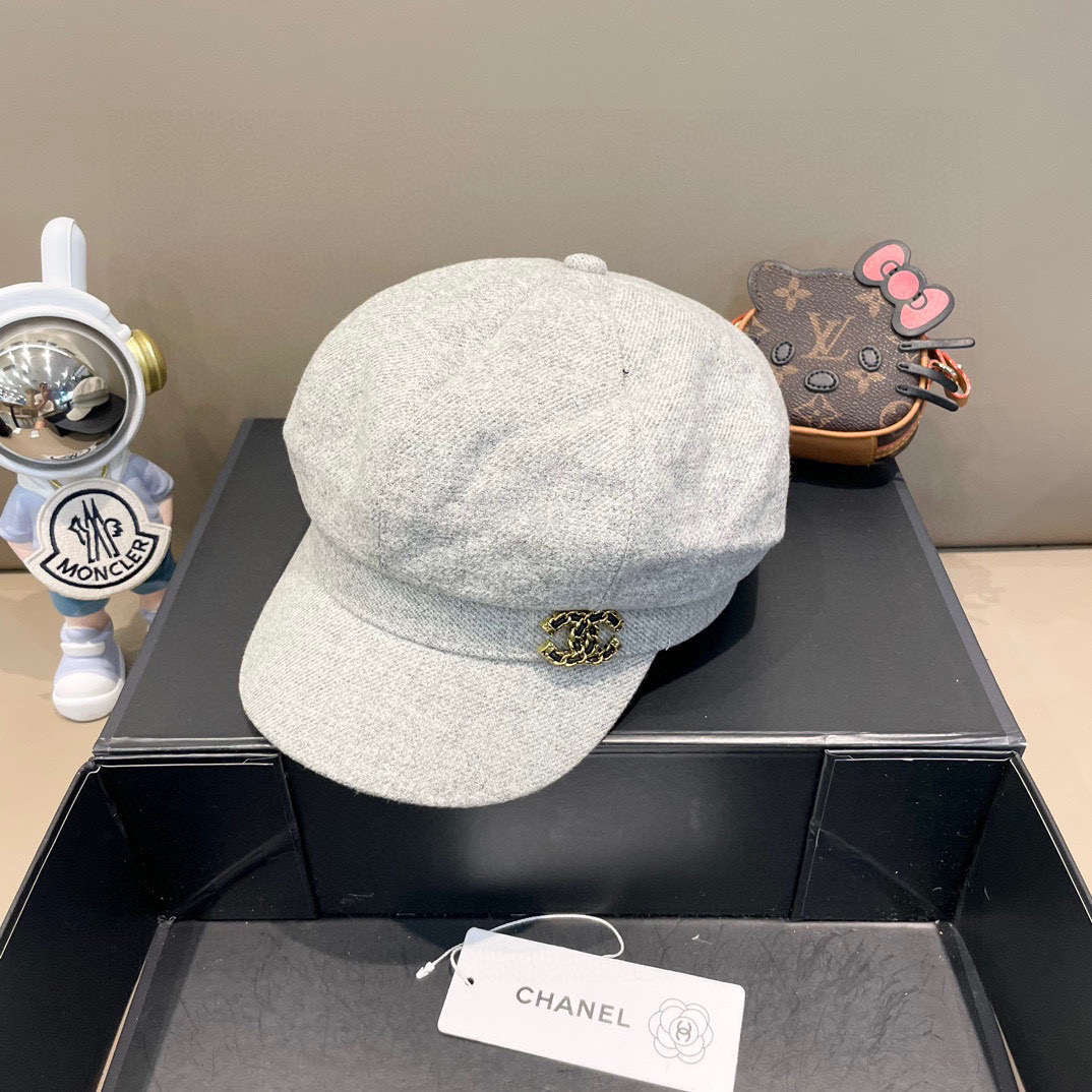 NO:755762,Chanel Chanel autumn new painter's cap, octagonal hat, head circumference 57cm hat straw hat fisherman hat baseball cap, hat, chanel, chanel, espadrilles, hats19860909Chanel香奈儿秋季新款画家鸭舌帽,八角帽,头围57cm帽子草帽渔夫帽棒球帽,帽子,chanel,chanel,espadrilles,hats,hat