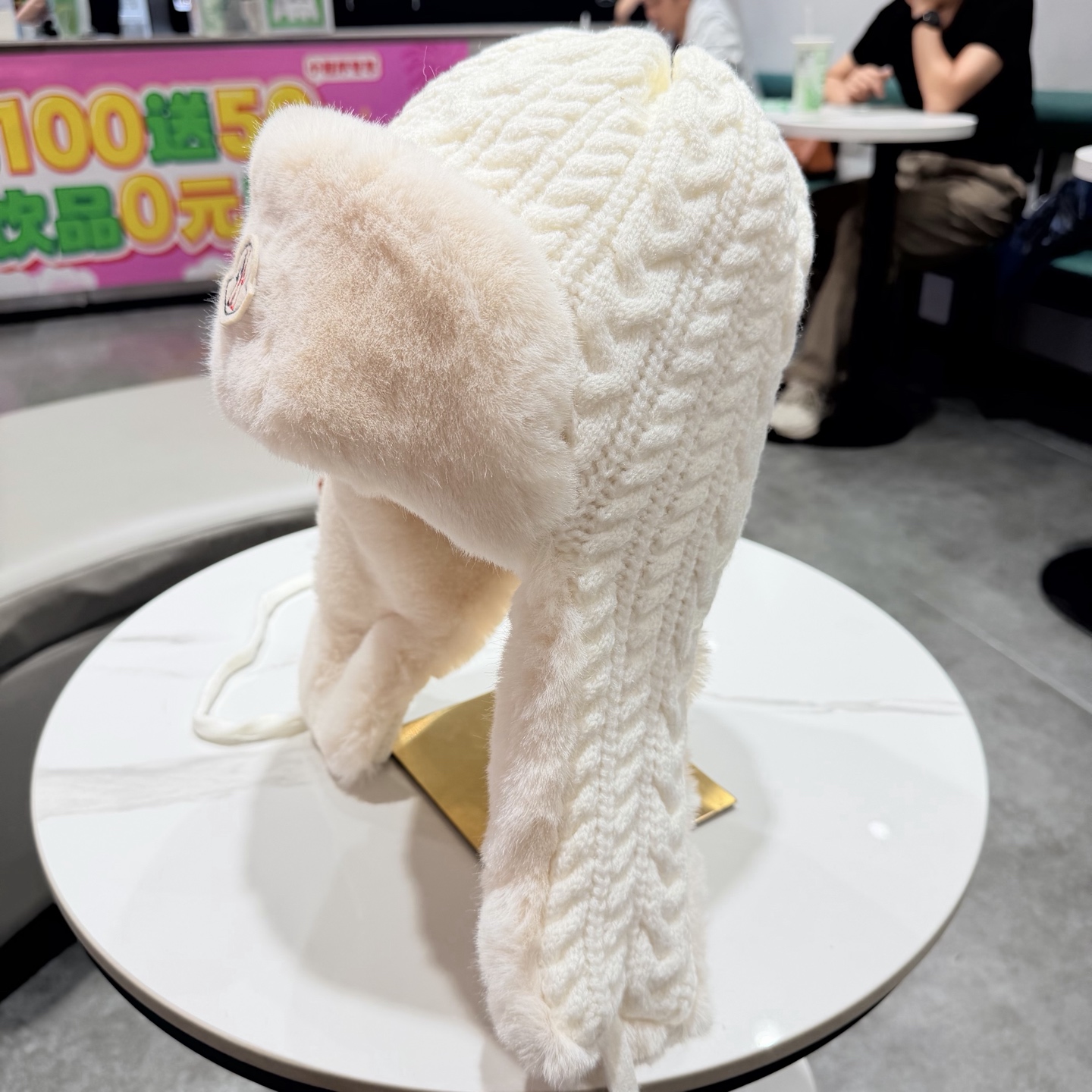 蒙口复古哈尔滨雪国列车毛绒雷锋帽女冬季防风防寒护耳保暖厚毛线帽子