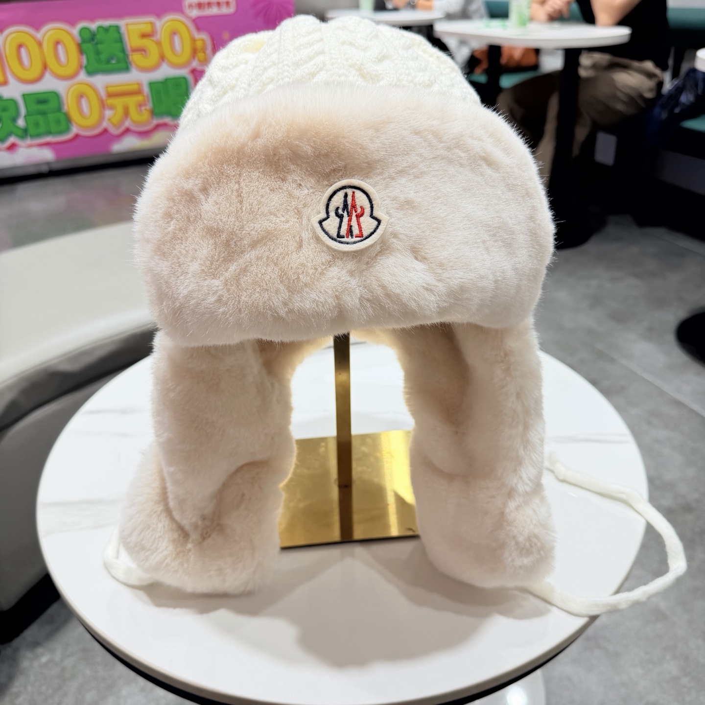 蒙口复古哈尔滨雪国列车毛绒雷锋帽女冬季防风防寒护耳保暖厚毛线帽子