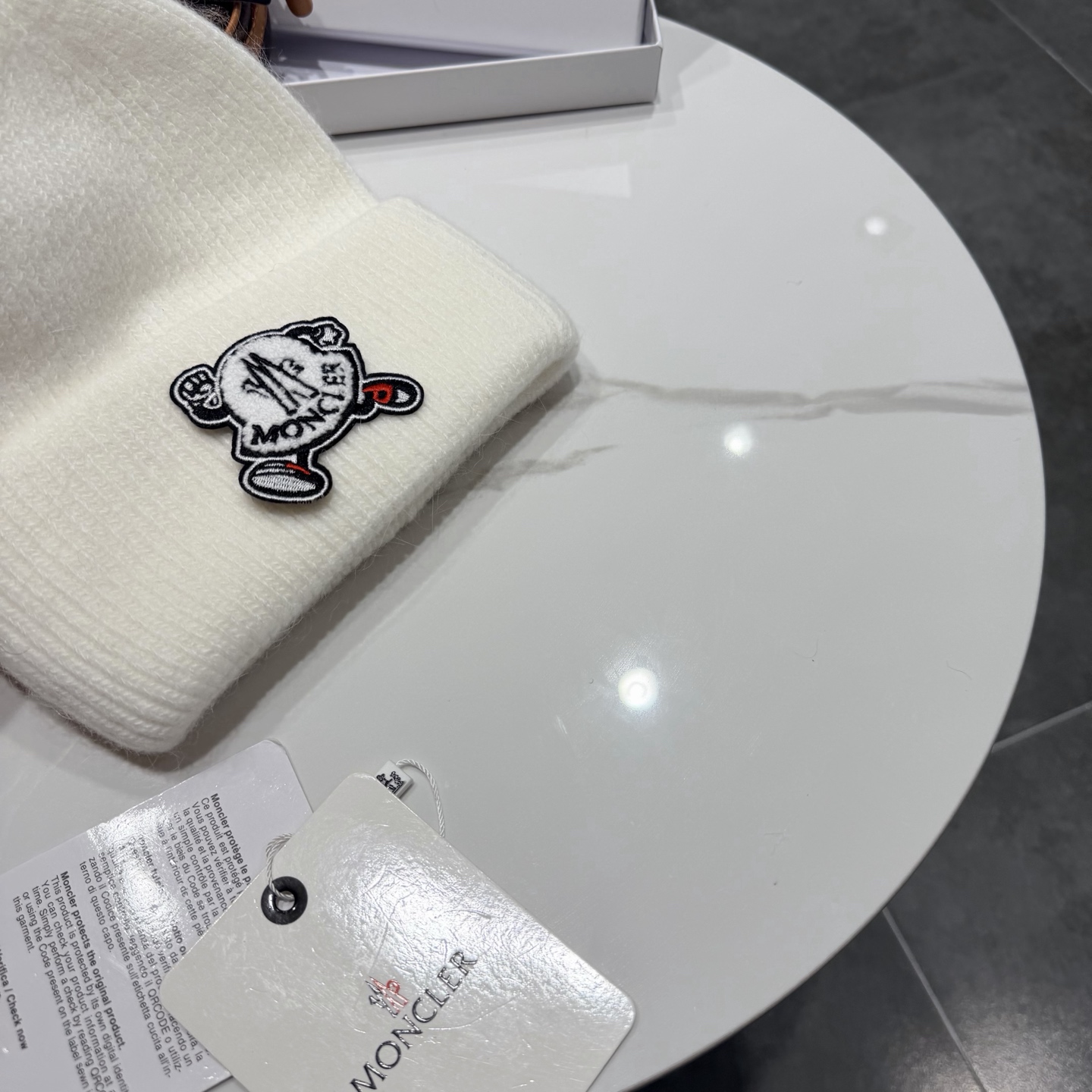 新款蒙口兔毛毛线帽