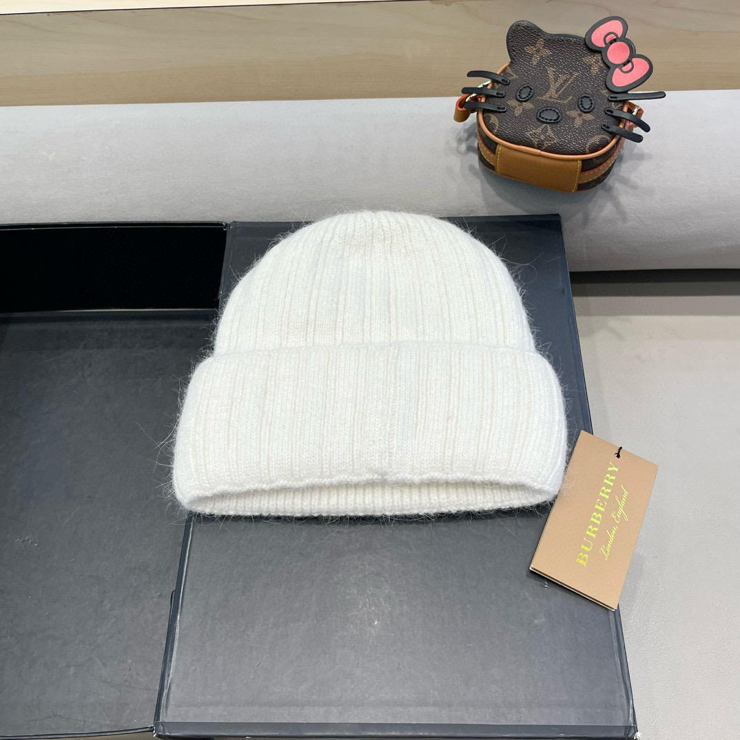 Burberry巴宝莉秋冬新款针织毛线帽，男女款冷帽