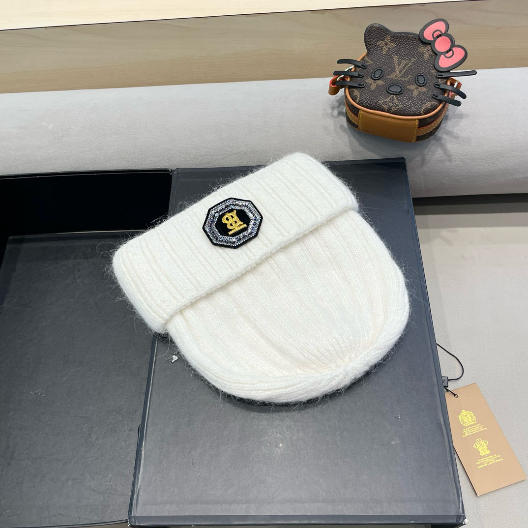 Burberry巴宝莉秋冬新款针织毛线帽，男女款冷帽