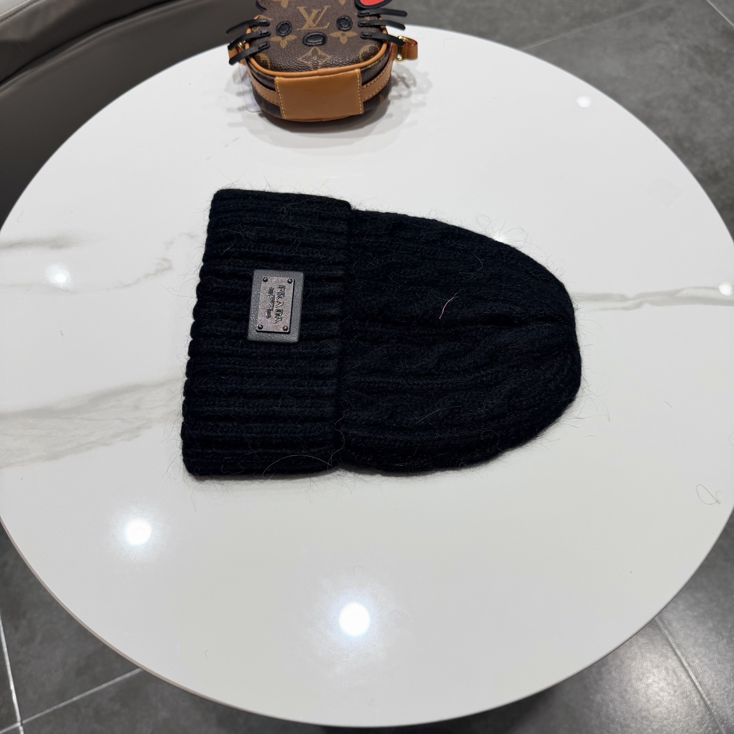 普拉达新款毛线帽，头围57cm