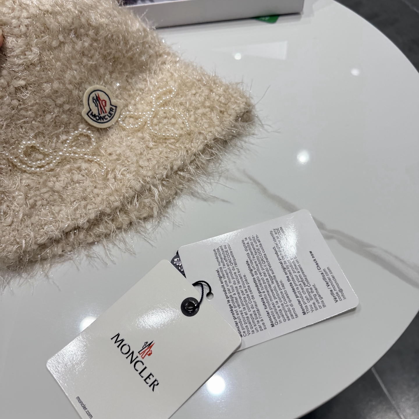 蒙口蝴蝶结毛绒渔夫帽子女2025新款冬季加厚保暖护耳针织帽大头围盆帽