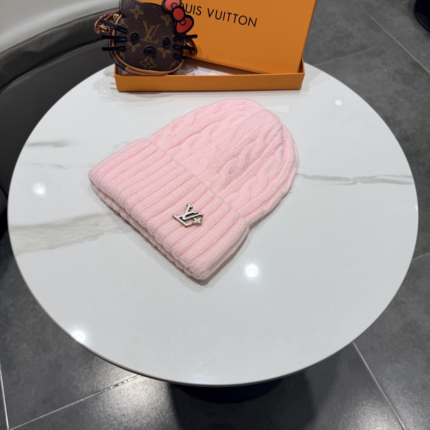 Lv路易斯新款针织毛线帽 