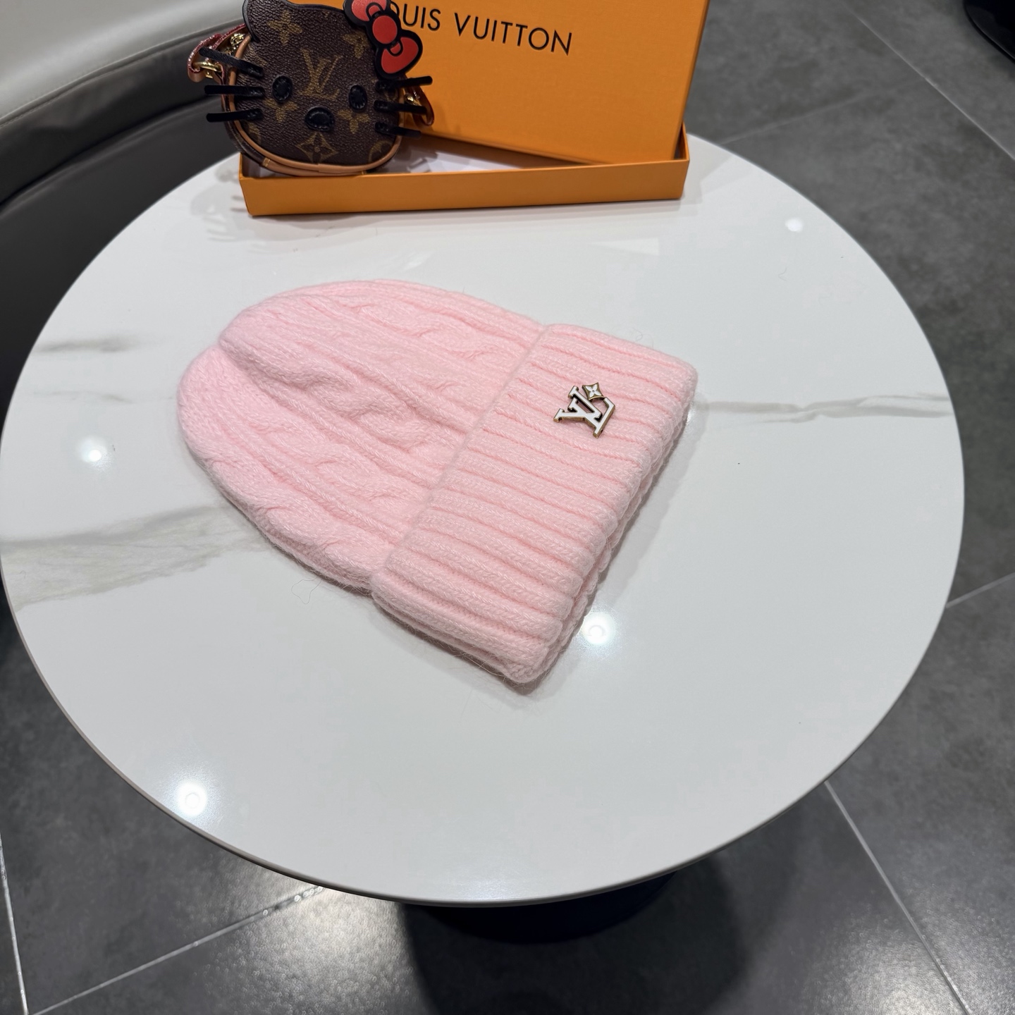 Lv路易斯新款针织毛线帽 