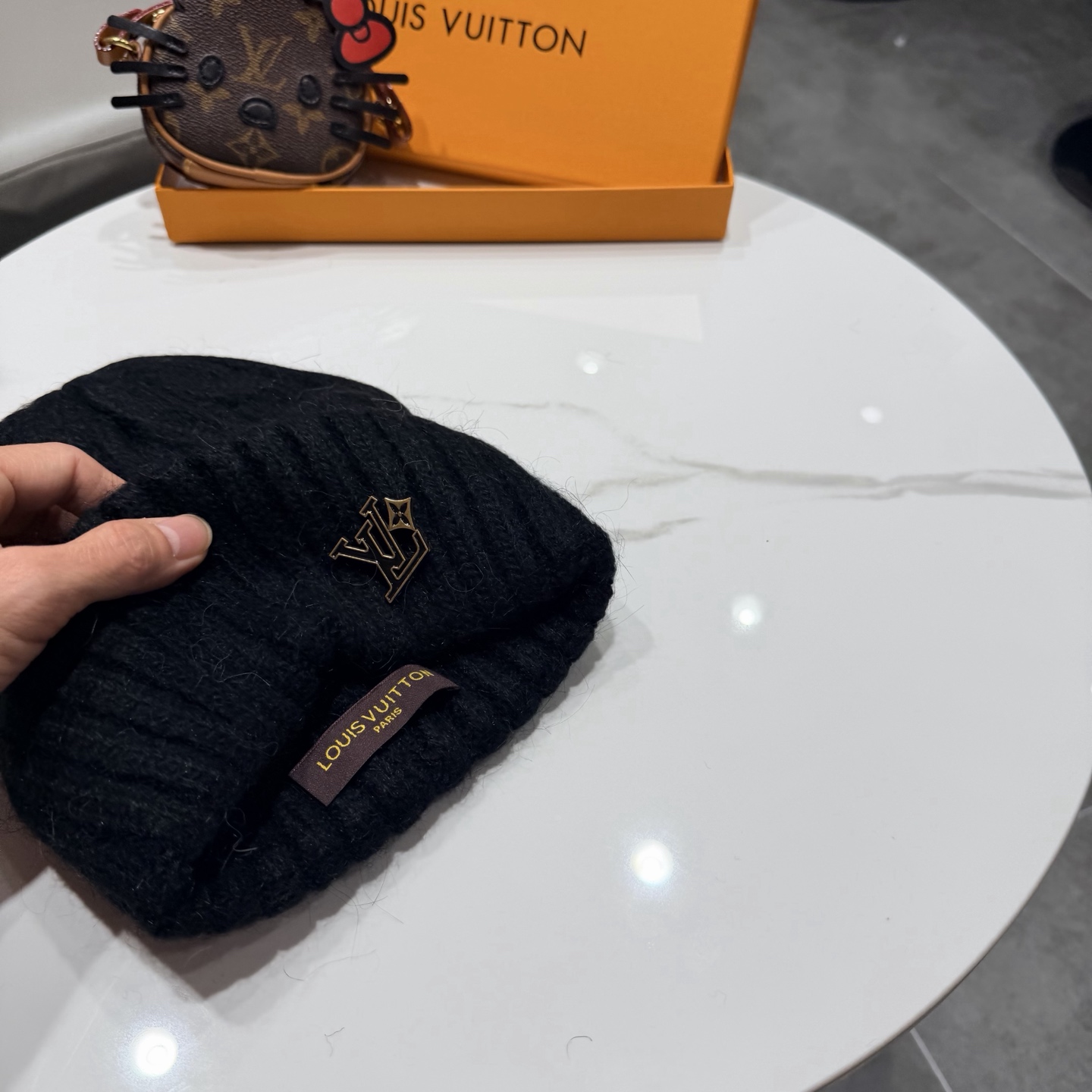 Lv路易斯新款针织毛线帽 