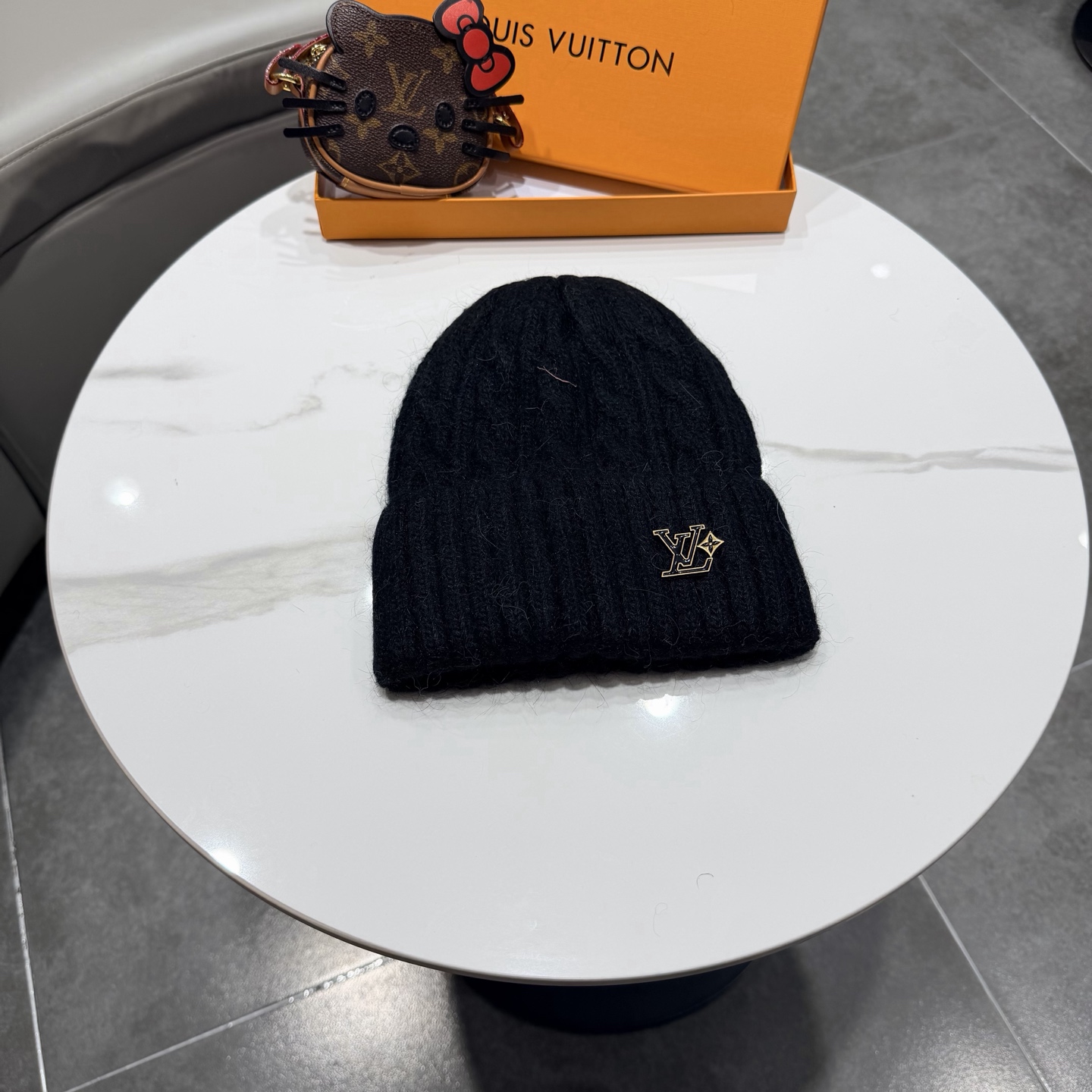 Lv路易斯新款针织毛线帽 
