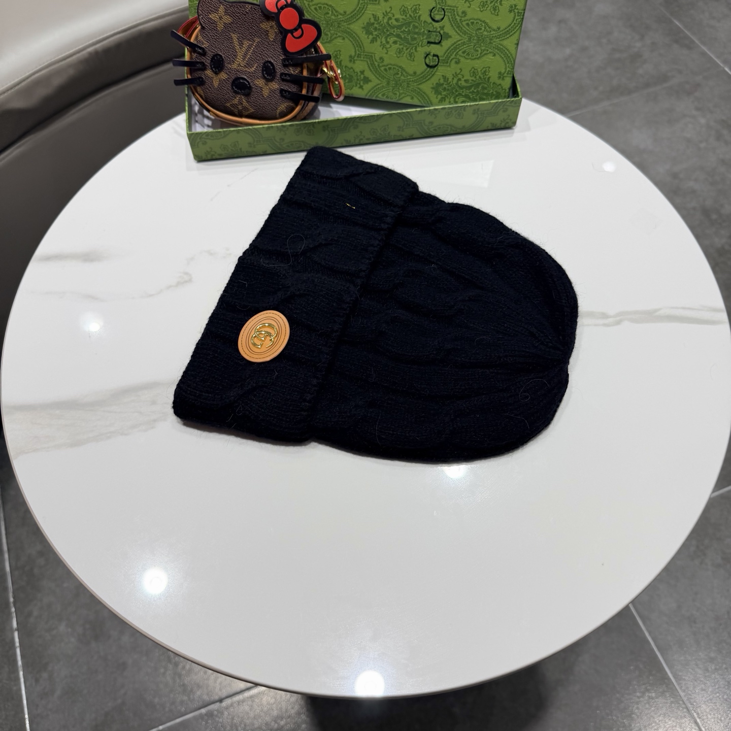 Gucci古奇新款针织毛线帽