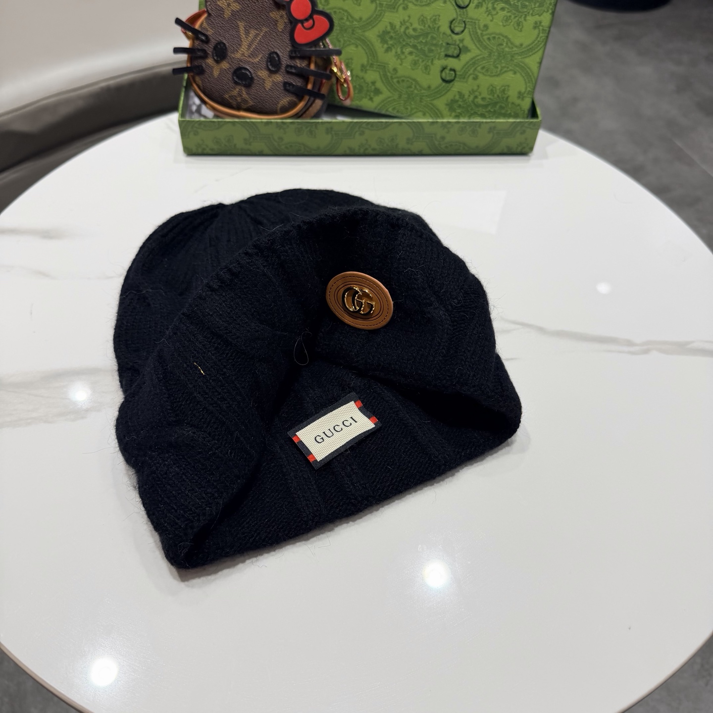 Gucci古奇新款针织毛线帽