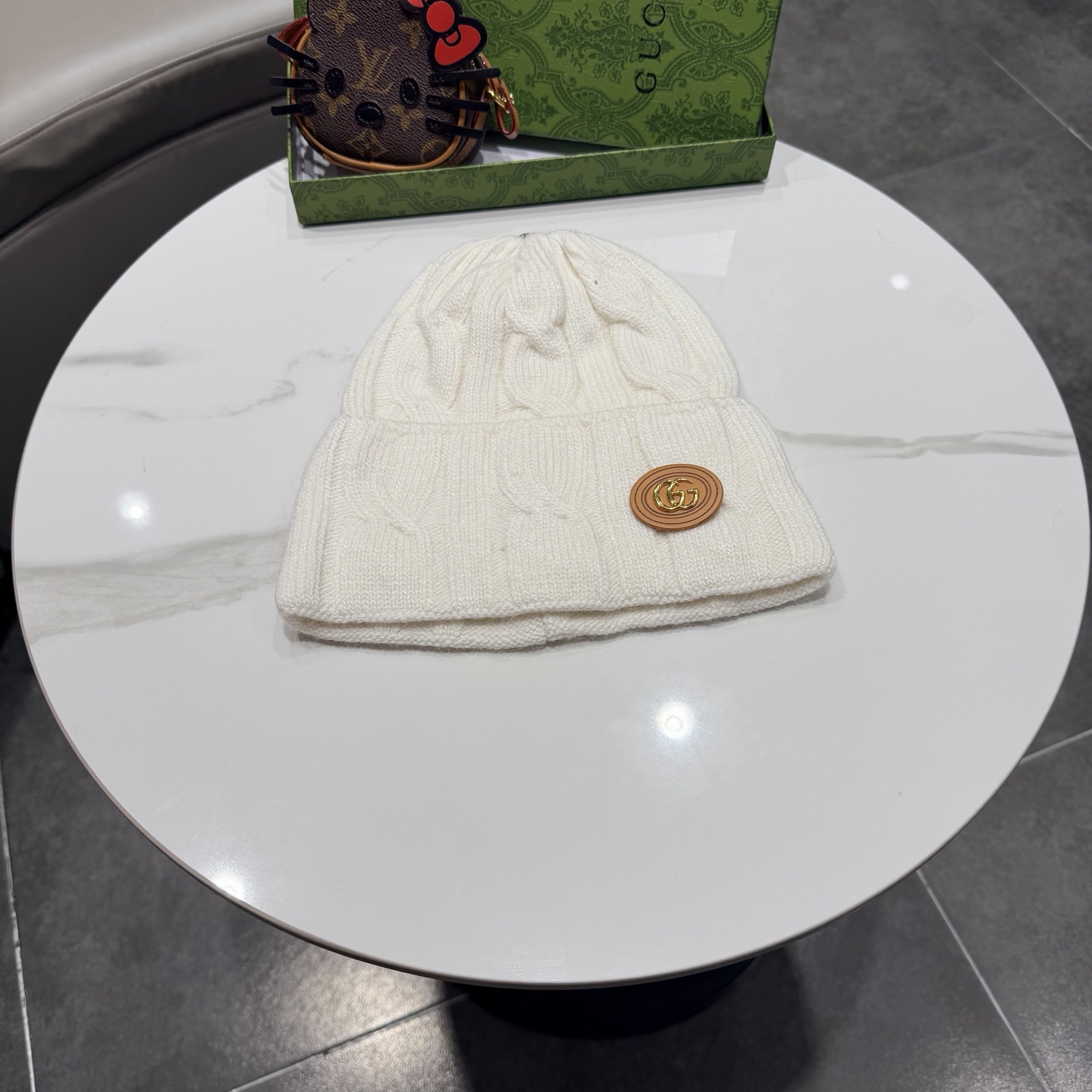 Gucci古奇新款针织毛线帽
