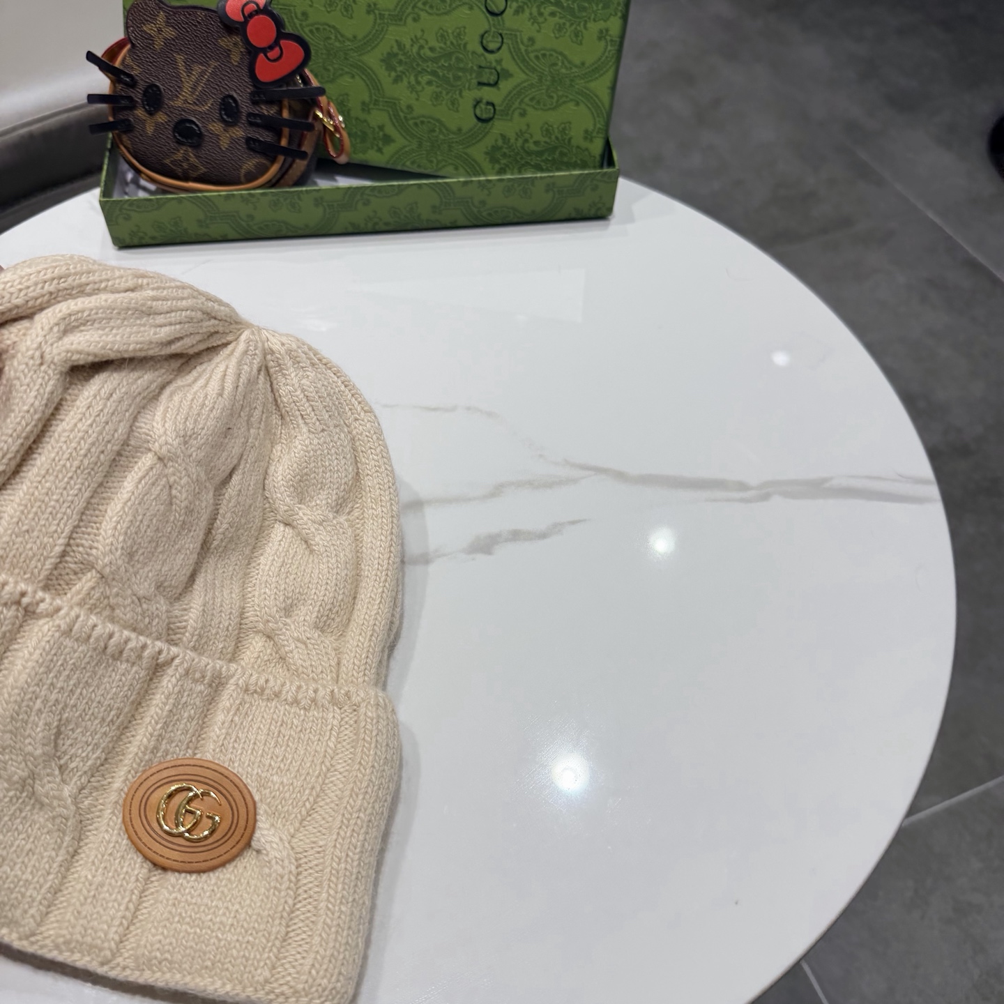 Gucci古奇新款针织毛线帽