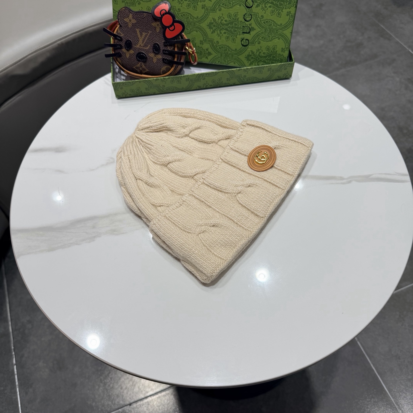Gucci古奇新款针织毛线帽