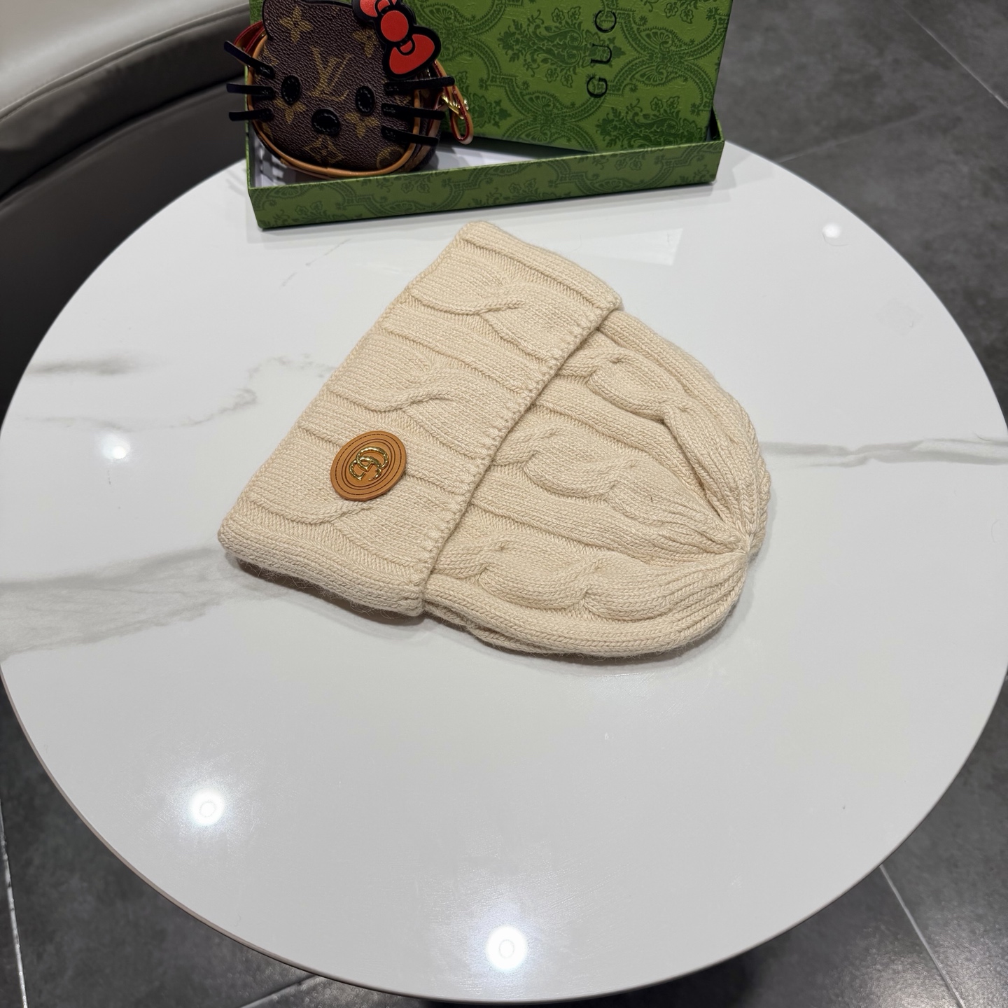 Gucci古奇新款针织毛线帽