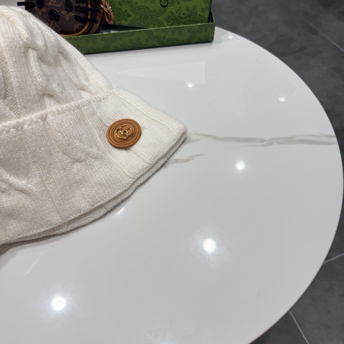Gucci古奇新款针织毛线帽